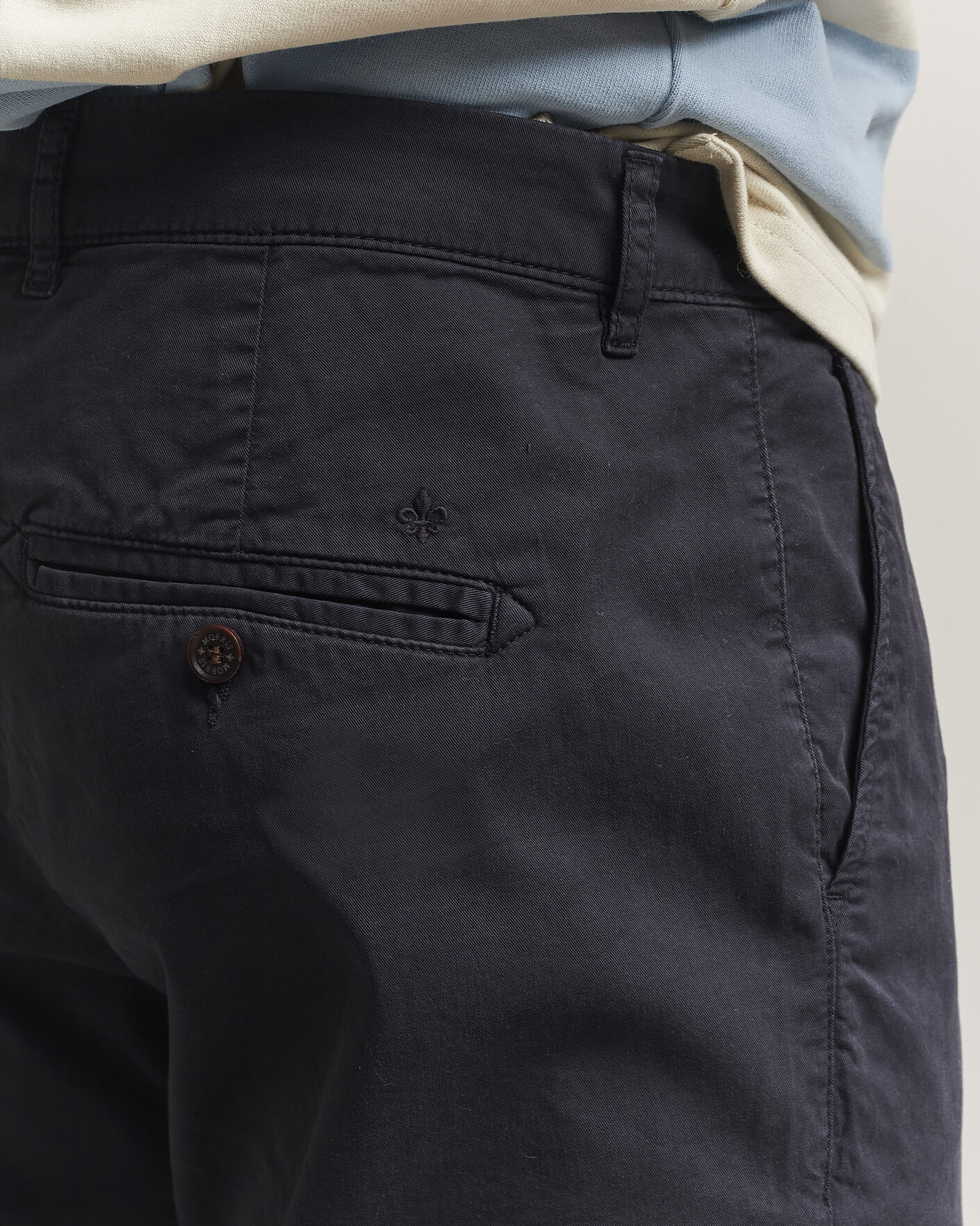 Hombres | Pantalones | Morris | Jeffrey Summer Chinos Dark Blue