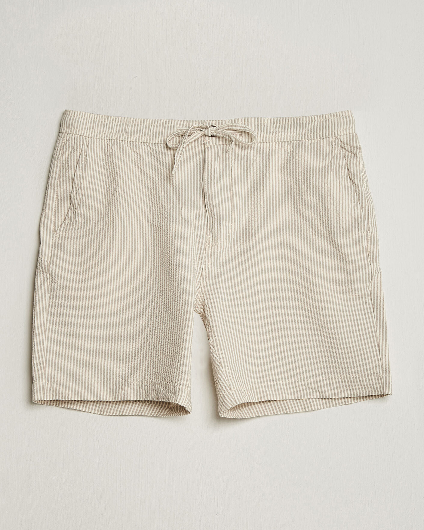 Hombres | Pantalones cortos | Morris | Fenix Seersucker Shorts Khaki