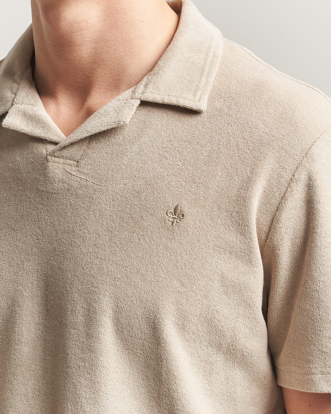 Hombres | Polos | Morris | Delon Terry Shirt Khaki