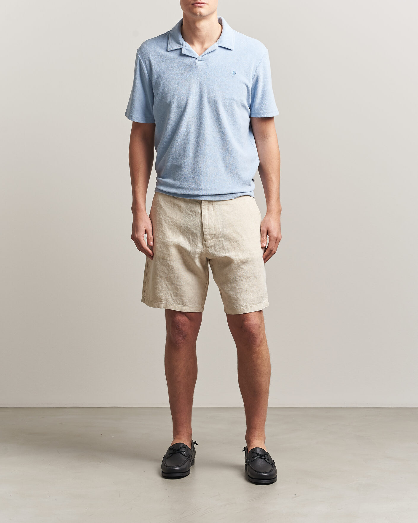 Hombres | Polos | Morris | Delon Terry Shirt Light Blue