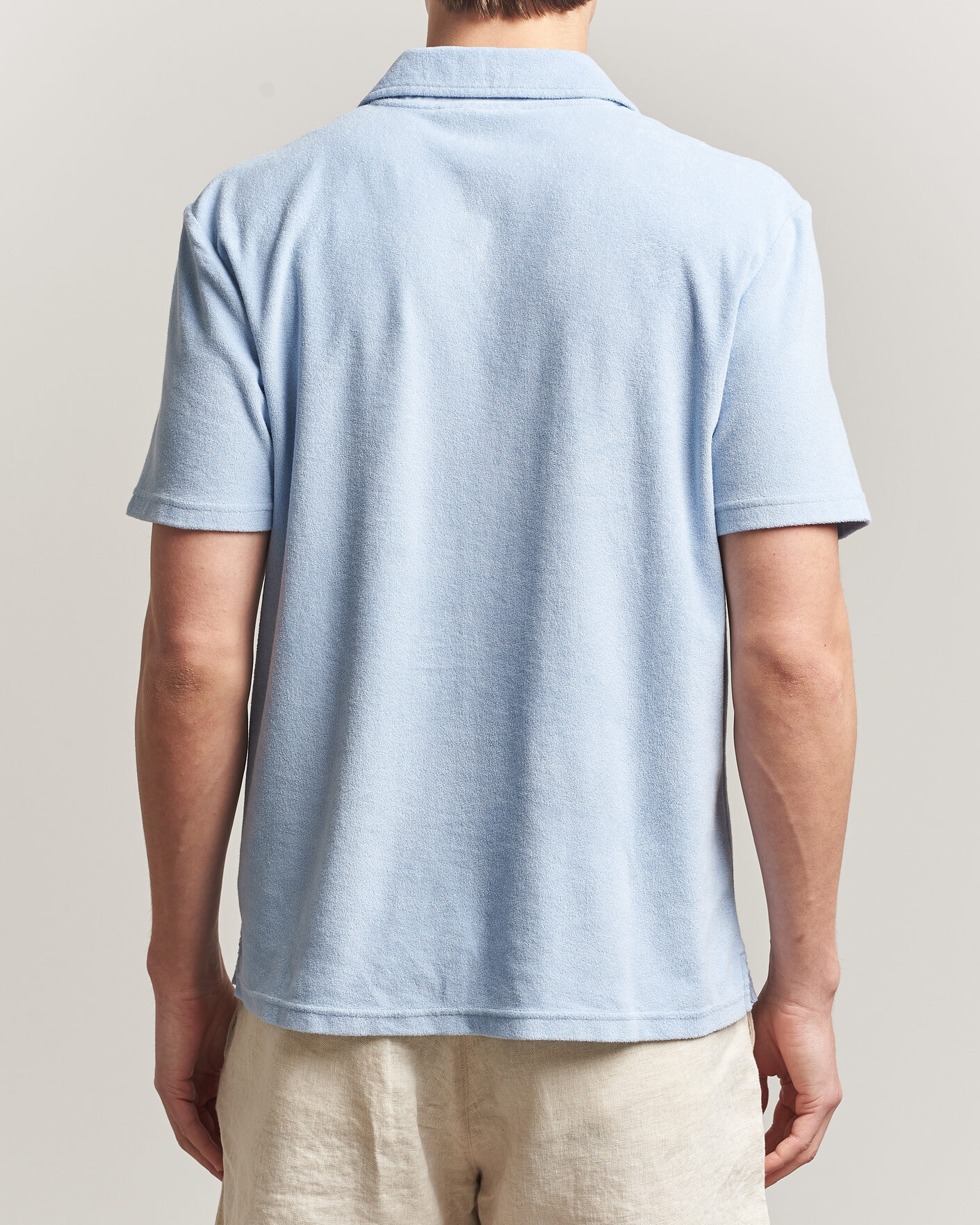 Hombres | Polos | Morris | Delon Terry Shirt Light Blue