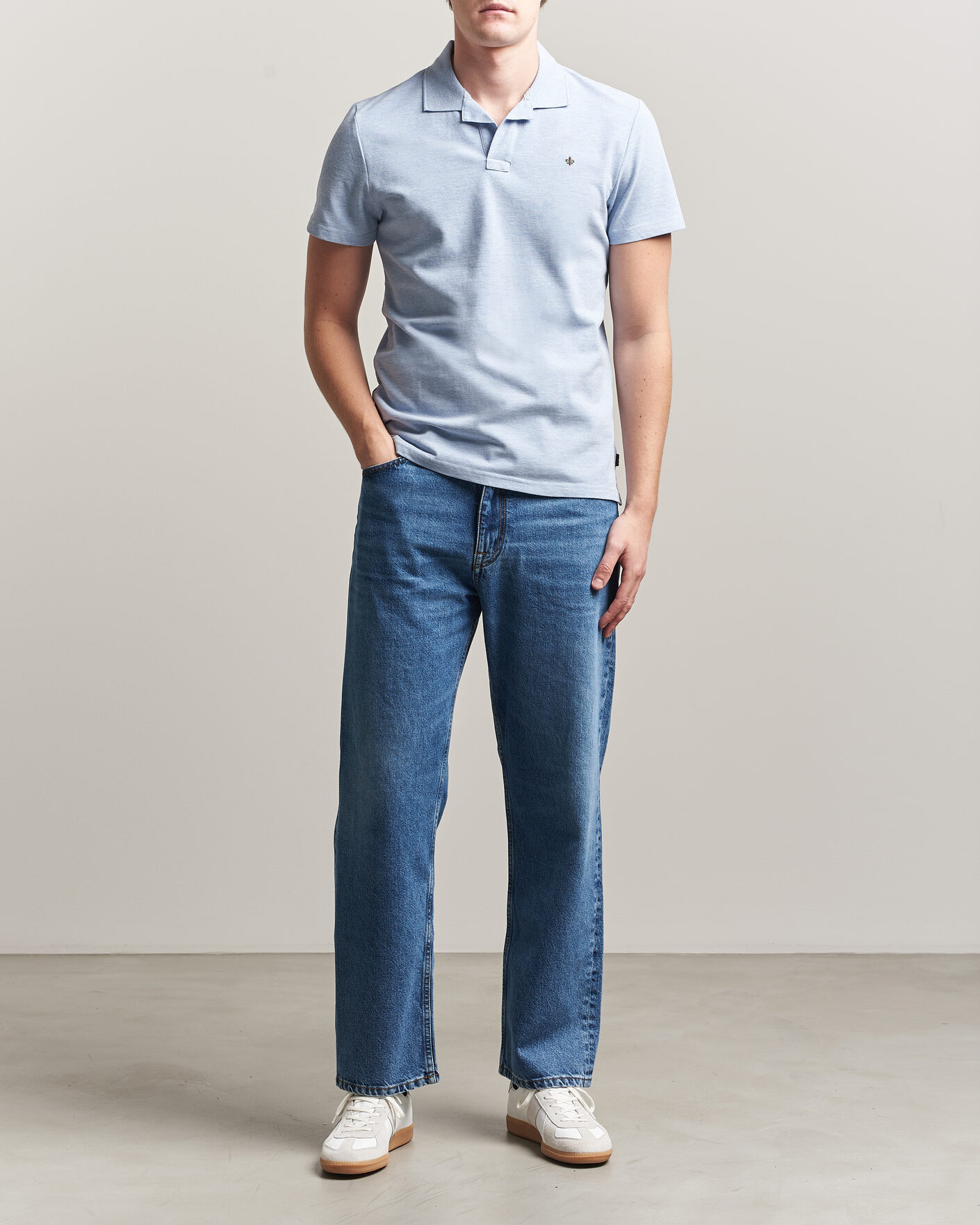 Hombres | Polos | Morris | Dylan Pique Light Blue