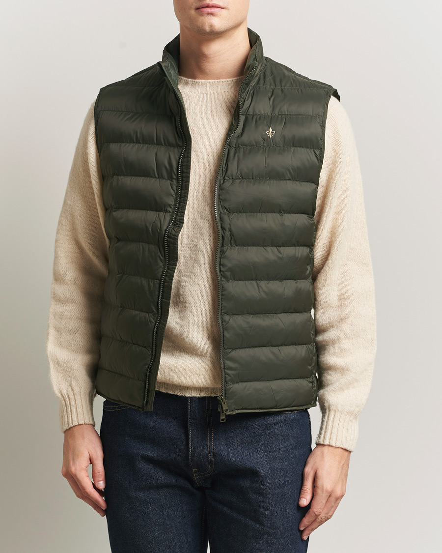 Hombres | Chalecos | Morris | Norfolk Liner Vest Olive