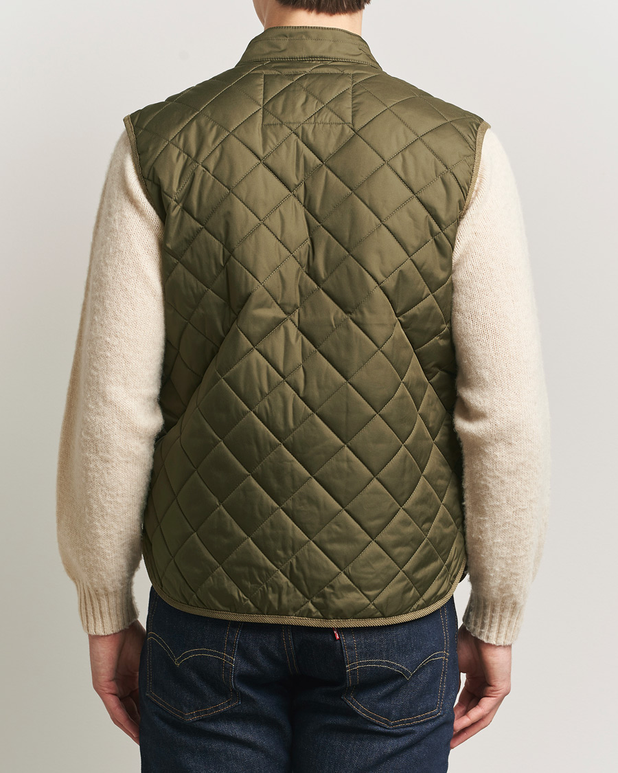 Hombres | Chalecos | Morris | Teddy Quilted Vest Green