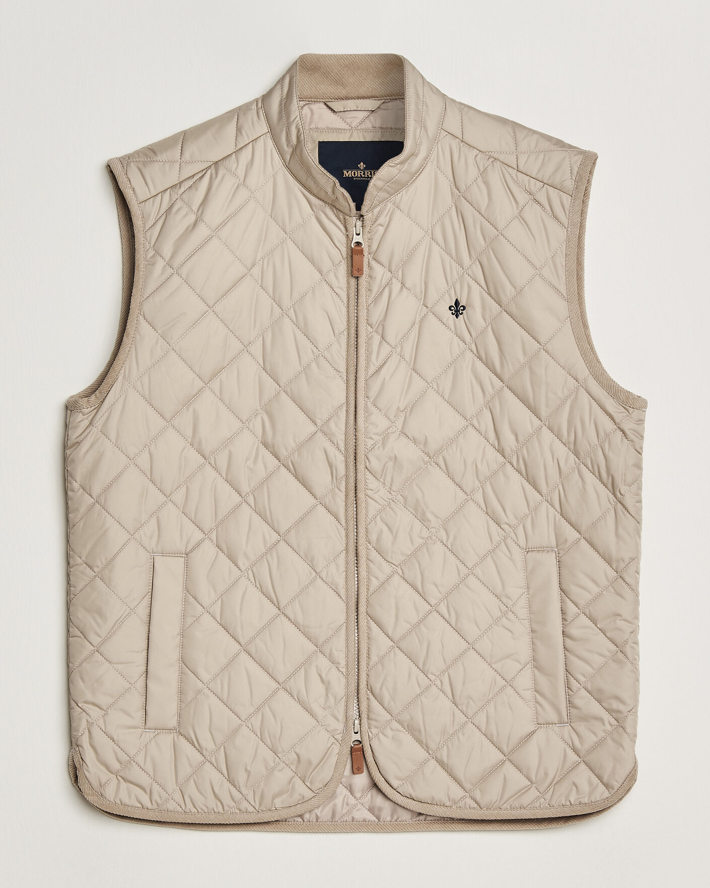 Hombres | Chalecos | Morris | Teddy Quilted Vest Khaki