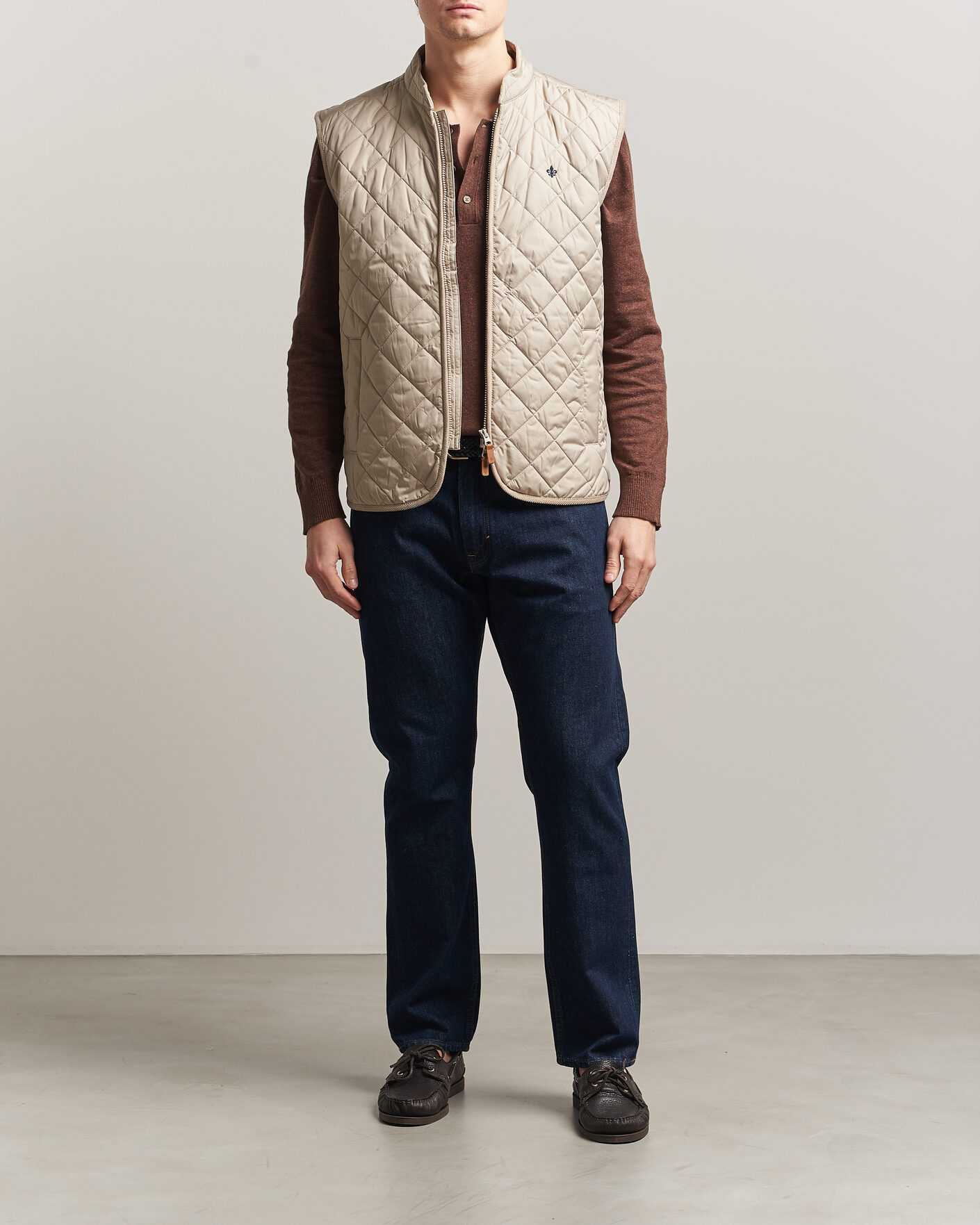 Hombres | Chalecos | Morris | Teddy Quilted Vest Khaki
