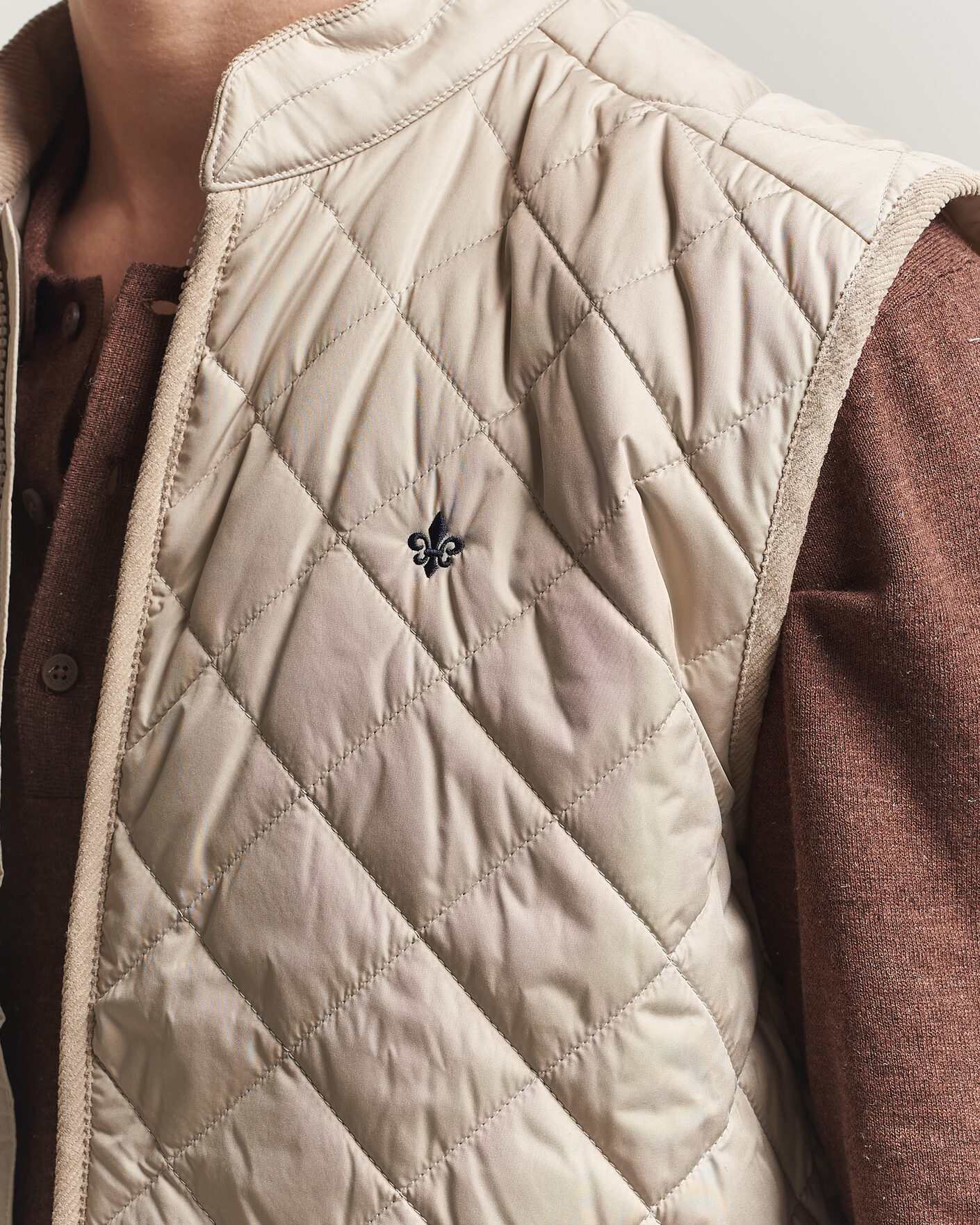 Hombres | Chalecos | Morris | Teddy Quilted Vest Khaki