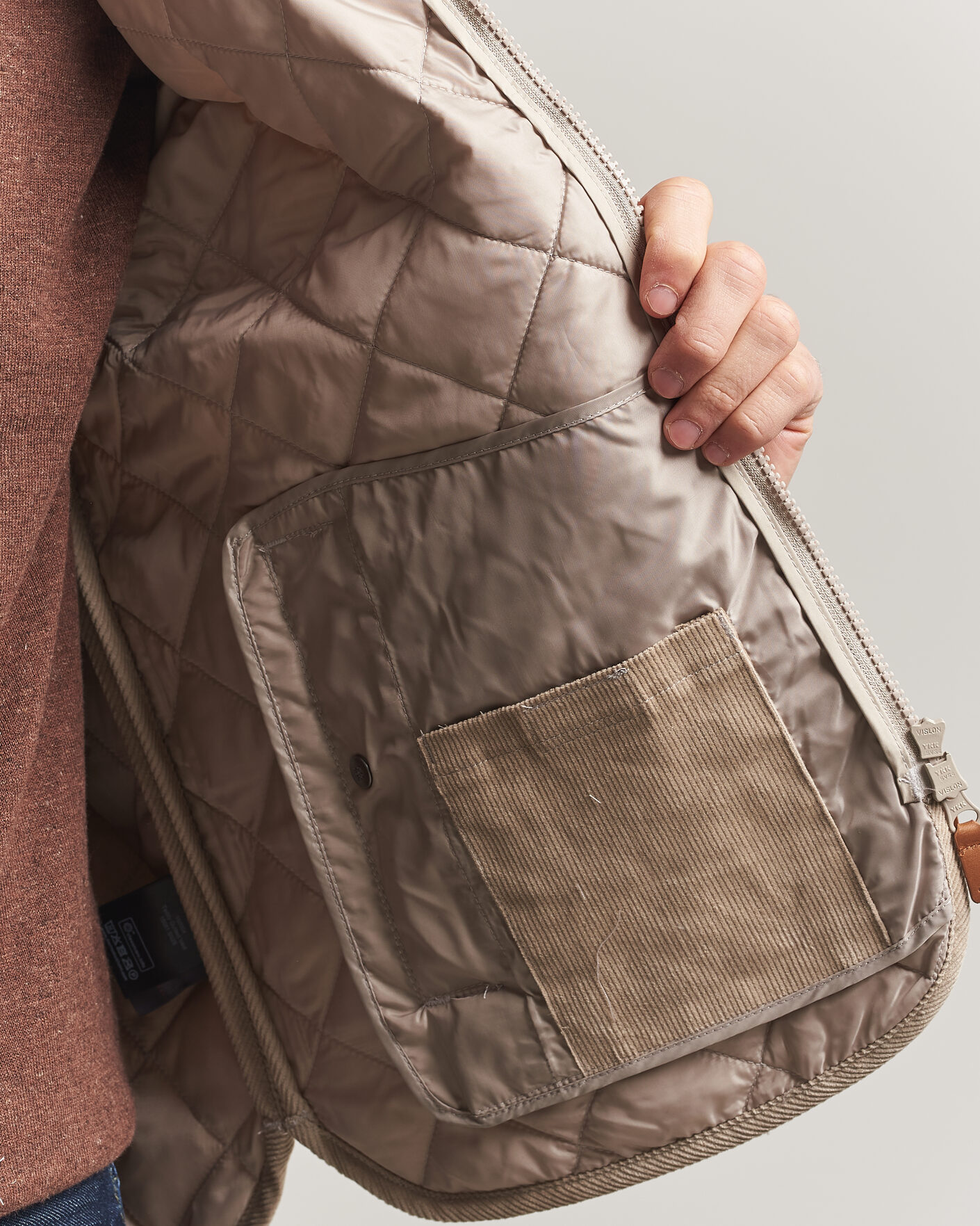 Hombres | Chalecos | Morris | Teddy Quilted Vest Khaki