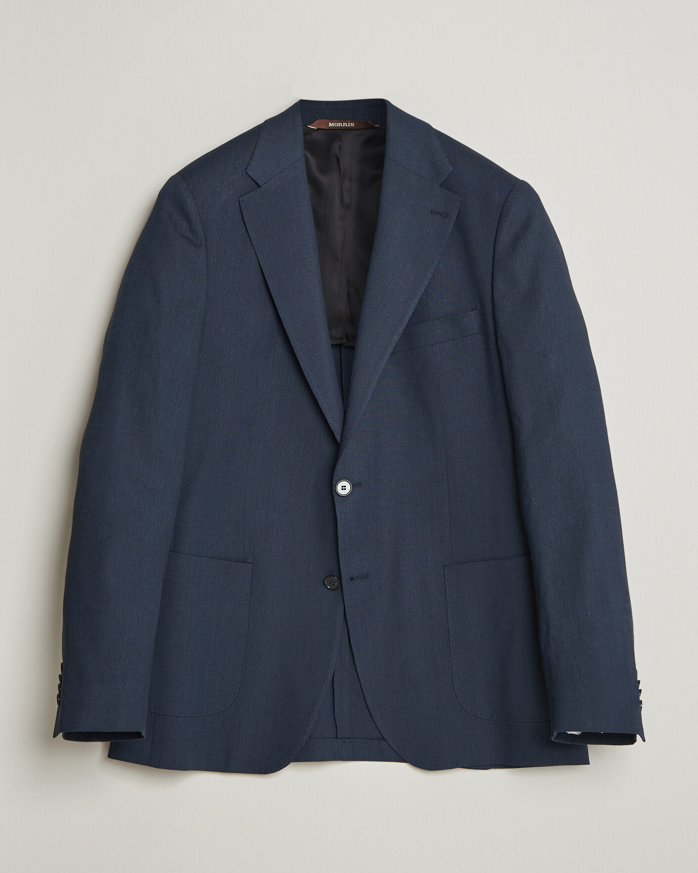 Hombres | Blazers | Morris | Linen Suit Blazer Navy