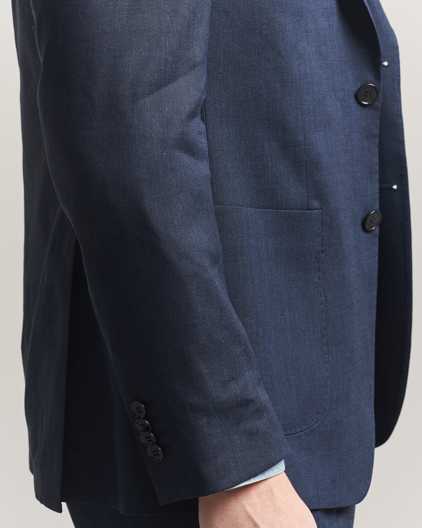 Hombres | Blazers | Morris | Linen Suit Blazer Navy