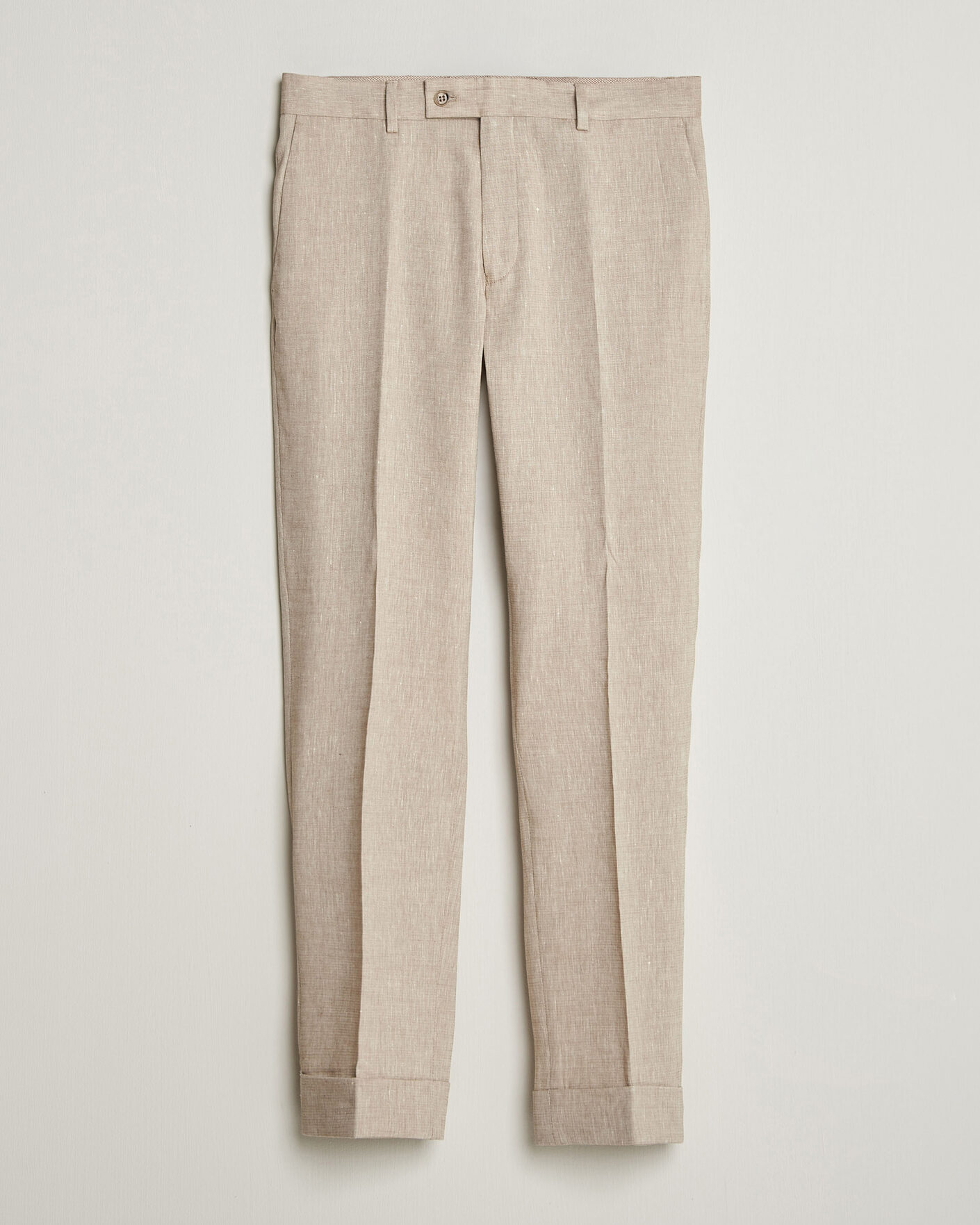 Hombres | Pantalones | Morris | Jack Linen Trousers Khaki