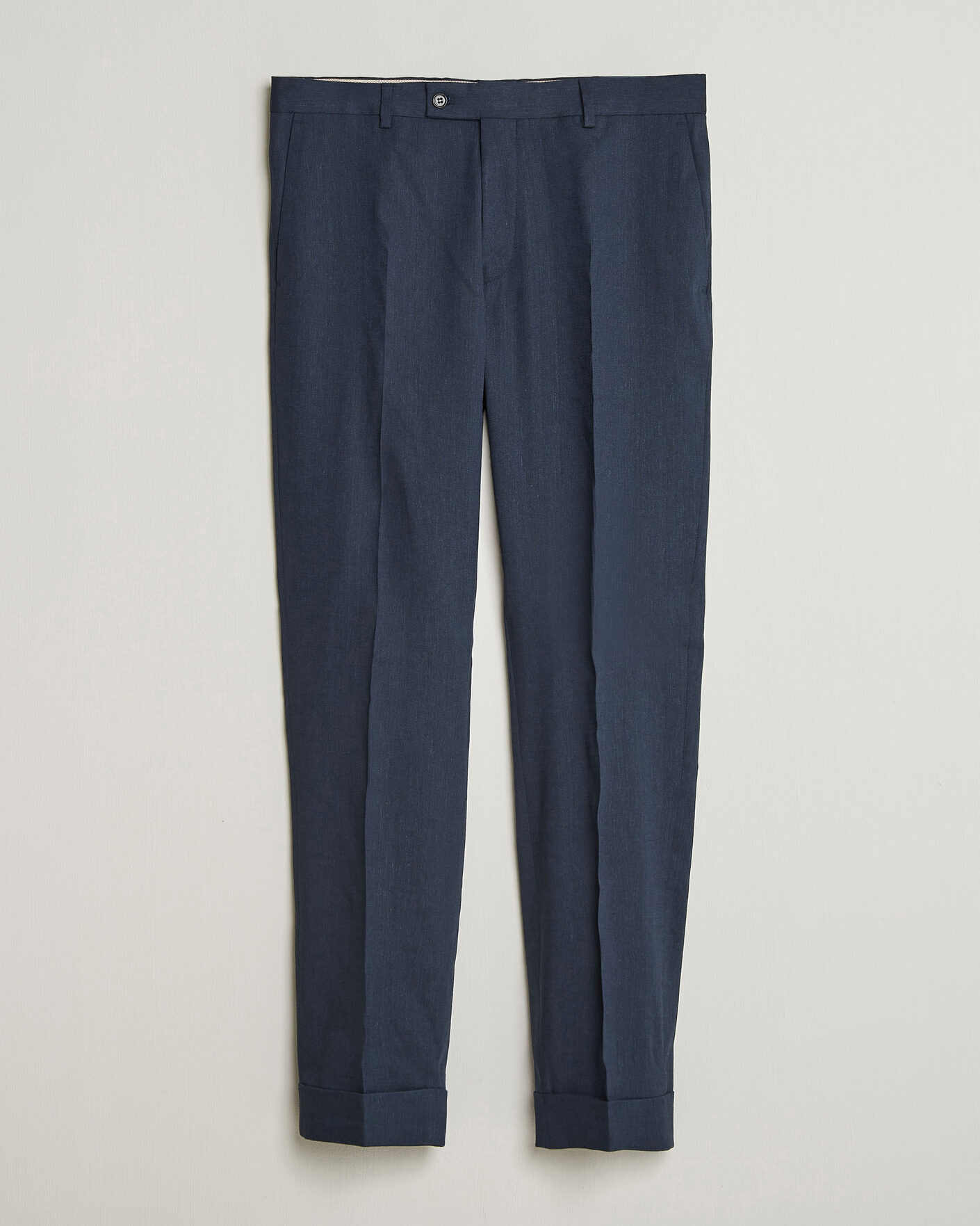 Hombres | Pantalones | Morris | Jack Linen Trousers Navy