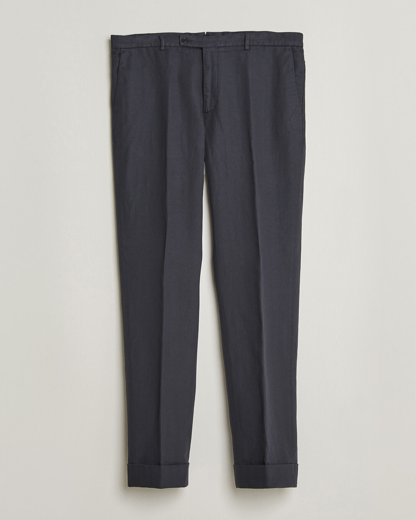 Hombres | Pantalones | Morris | Jack Herringbone Cotton Trousers Blue