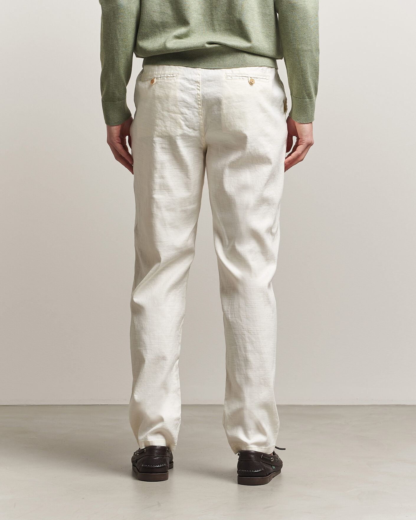 Hombres | Pantalones | Morris | Fenix Linen Trousers Off White