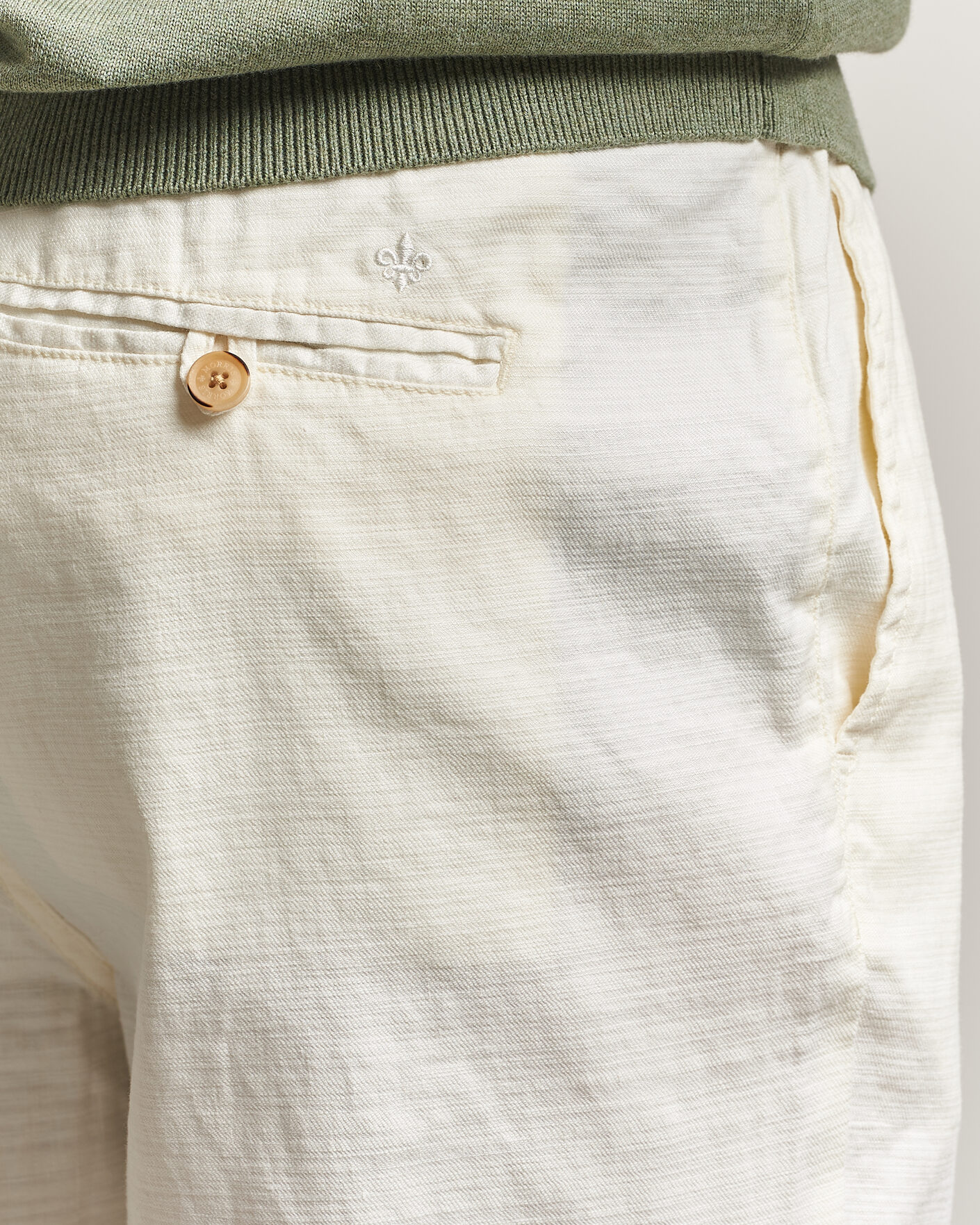 Hombres | Pantalones | Morris | Fenix Linen Trousers Off White