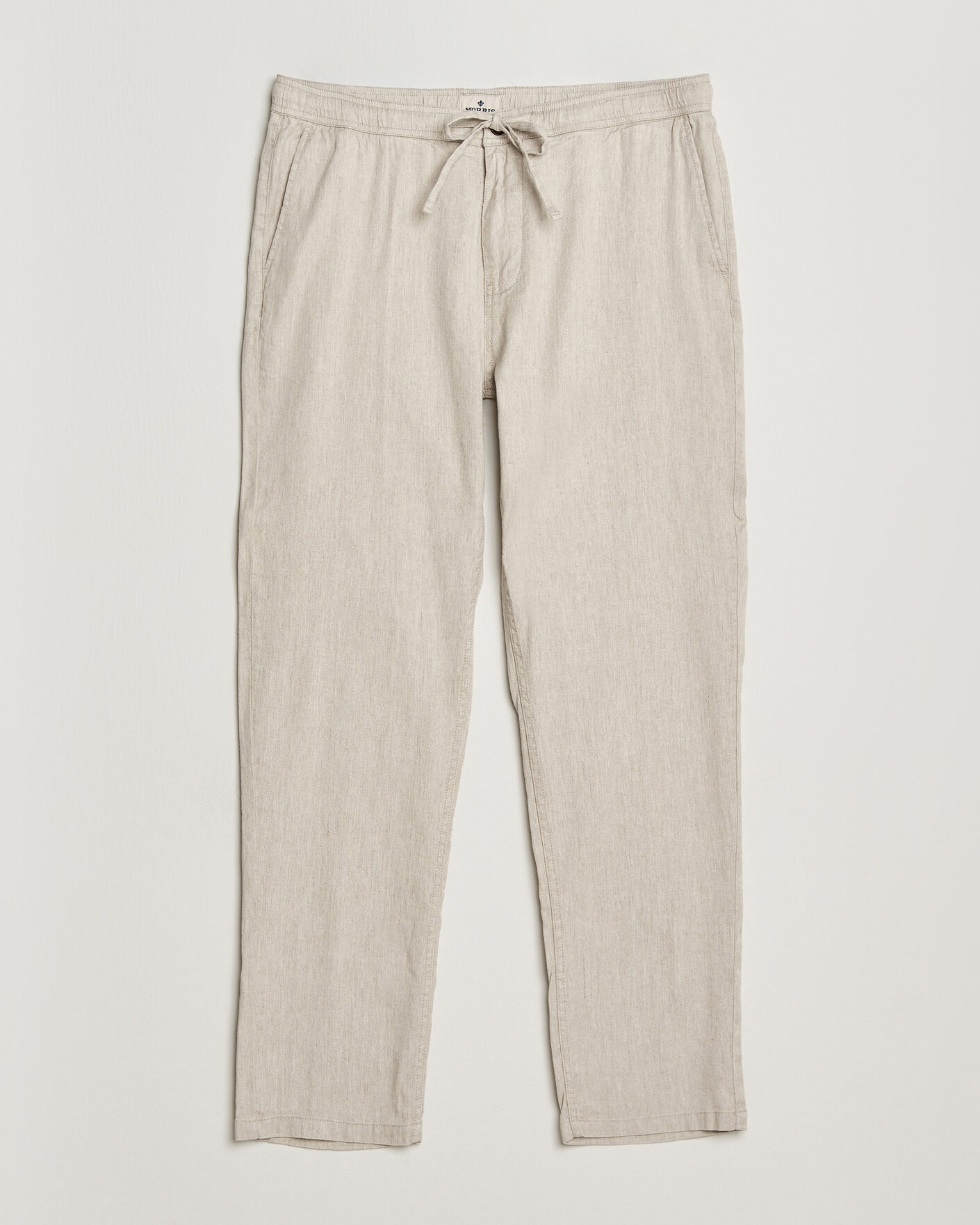 Hombres | Pantalones | Morris | Fenix Linen Trousers Khaki