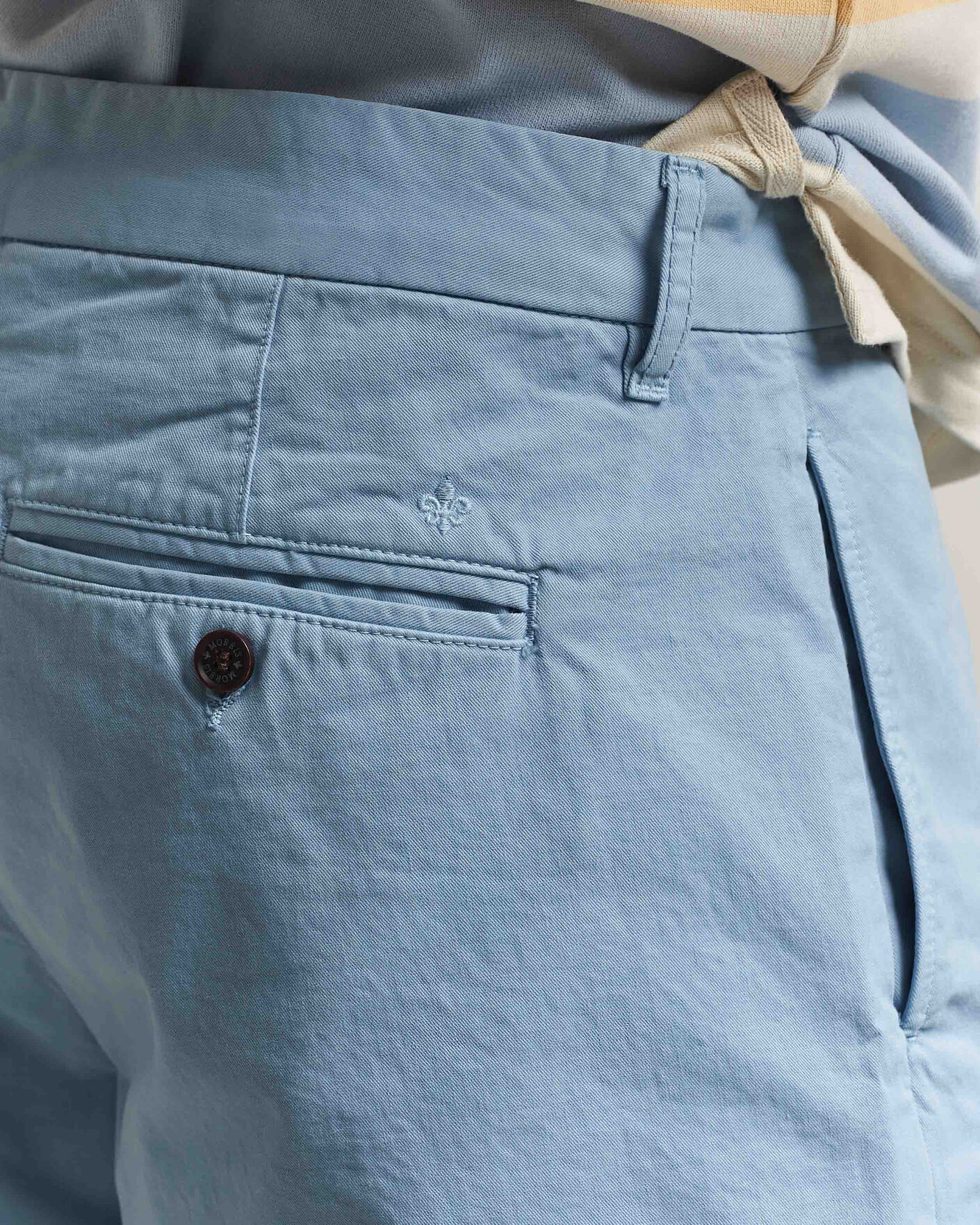 Hombres | Pantalones cortos | Morris | Original Chinos Shorts Light Blue