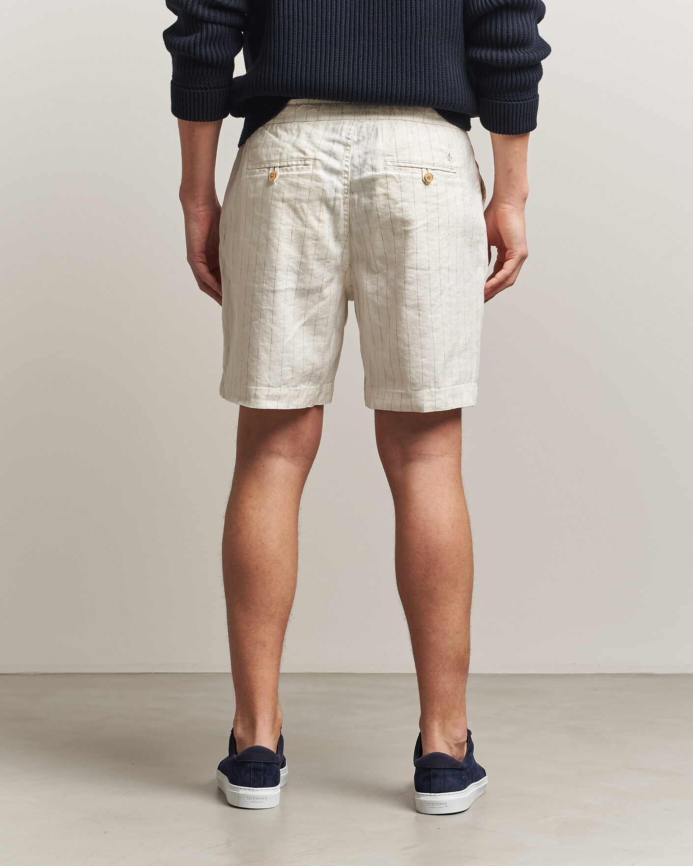 Hombres | Pantalones cortos | Morris | Fenix Linen Shorts Beige