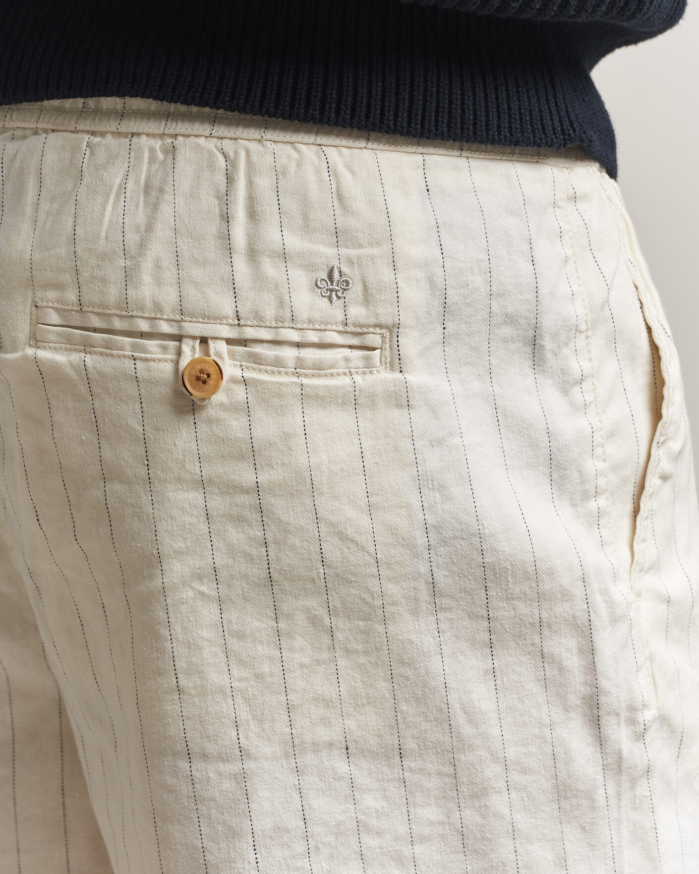 Hombres | Pantalones cortos | Morris | Fenix Linen Shorts Beige