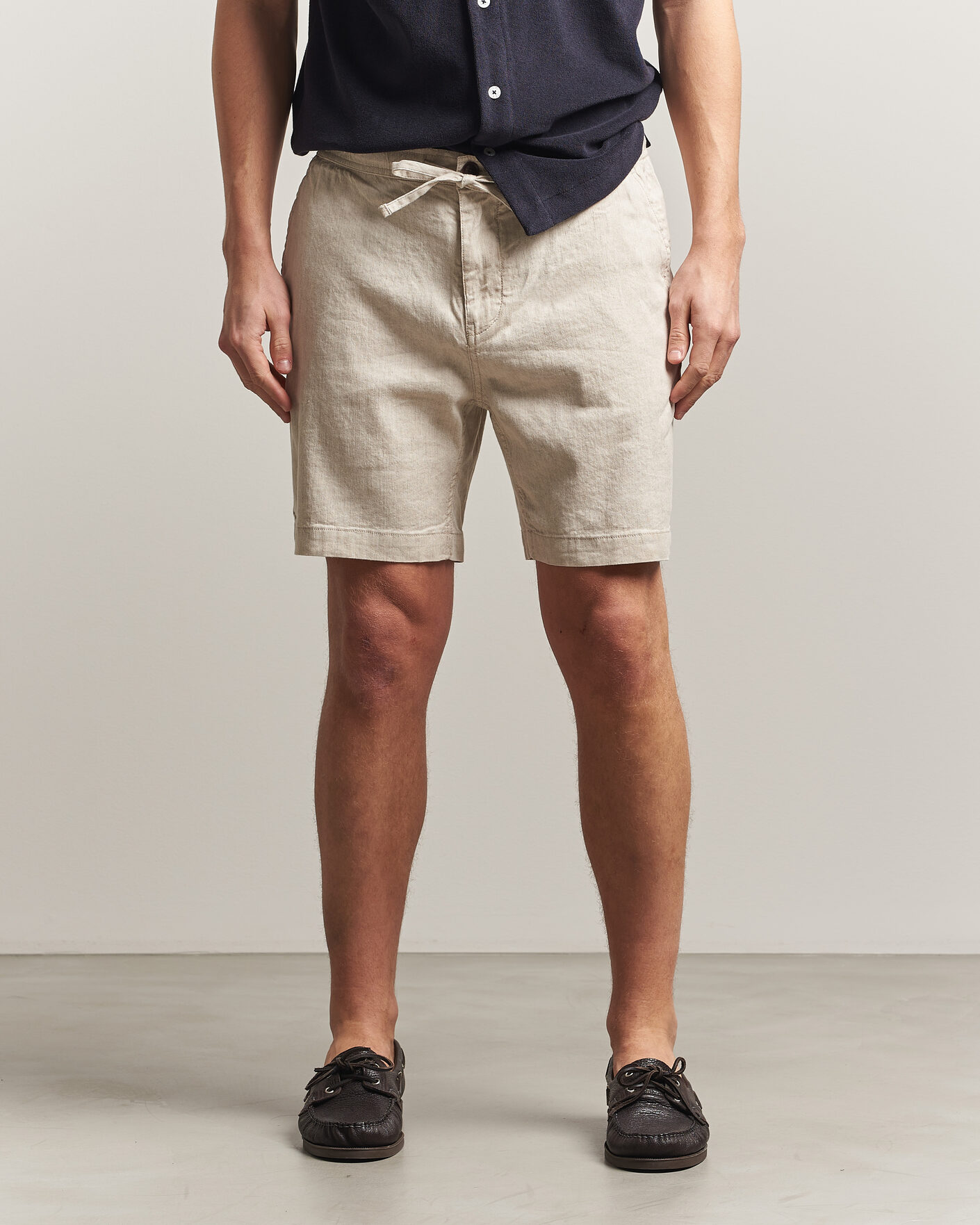 Hombres | Pantalones cortos | Morris | Fenix Linen Shorts Khaki