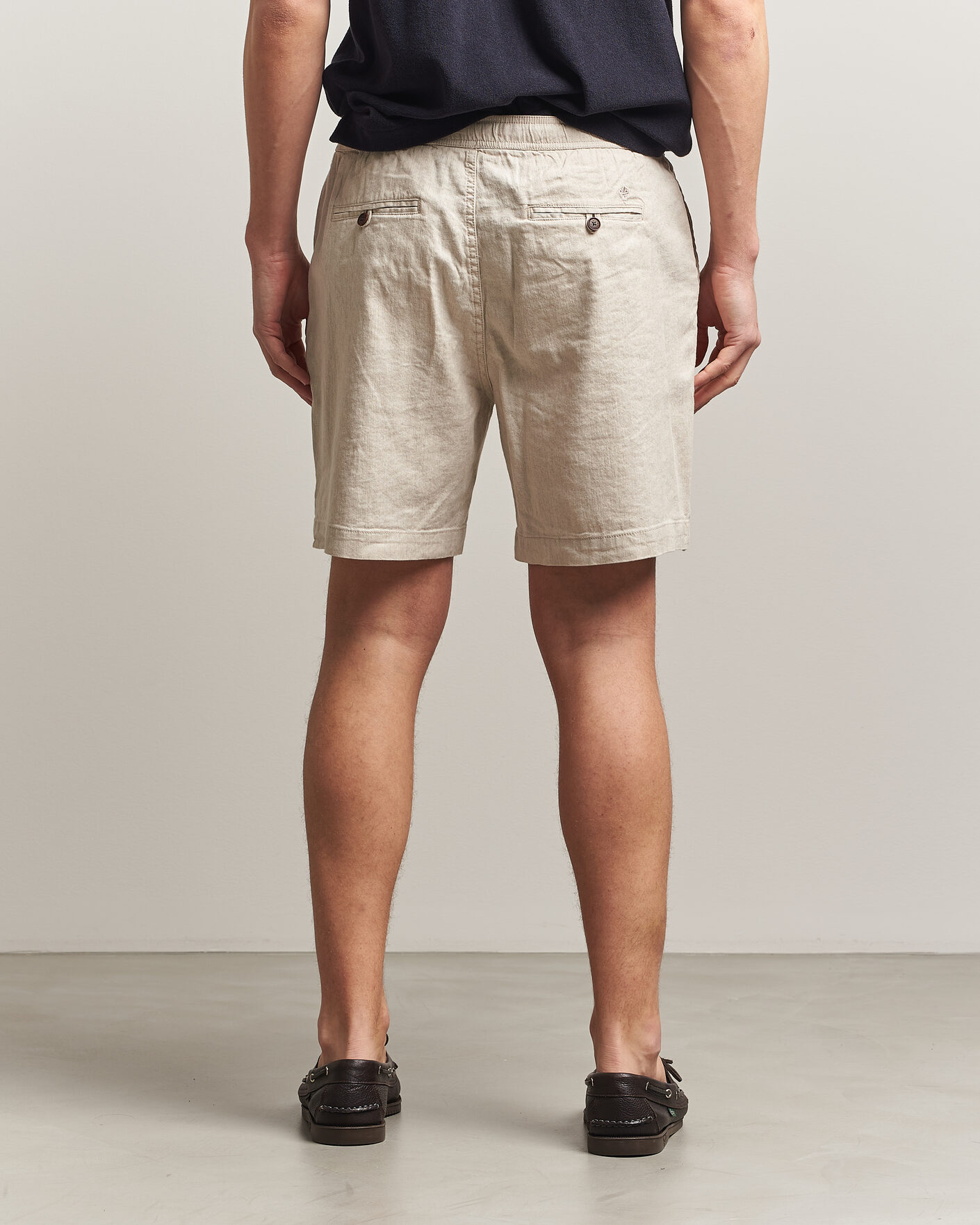 Hombres | Pantalones cortos | Morris | Fenix Linen Shorts Khaki