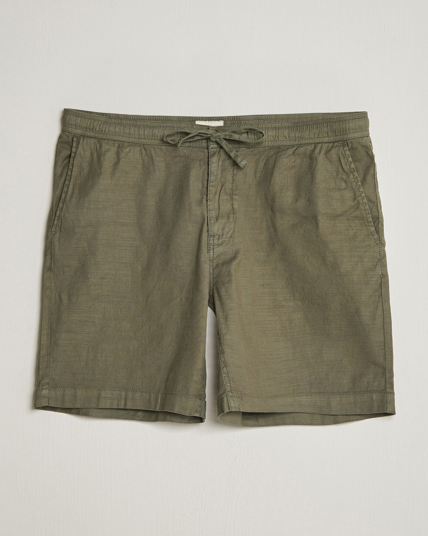 Hombres | Pantalones cortos | Morris | Fenix Linen Shorts Olive