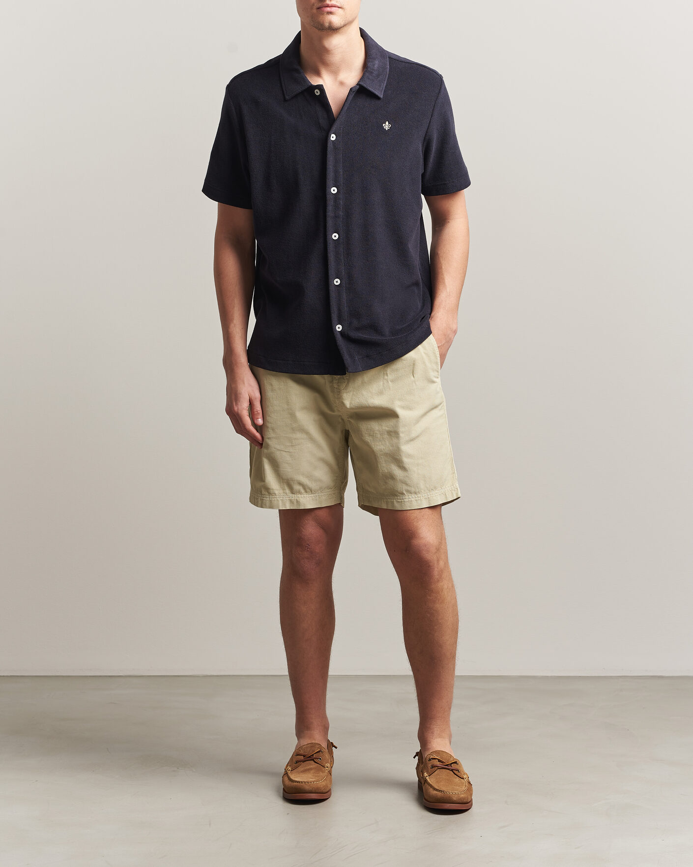 Hombres | Pantalones cortos | Morris | Fenix Summer Cord Shorts Khaki