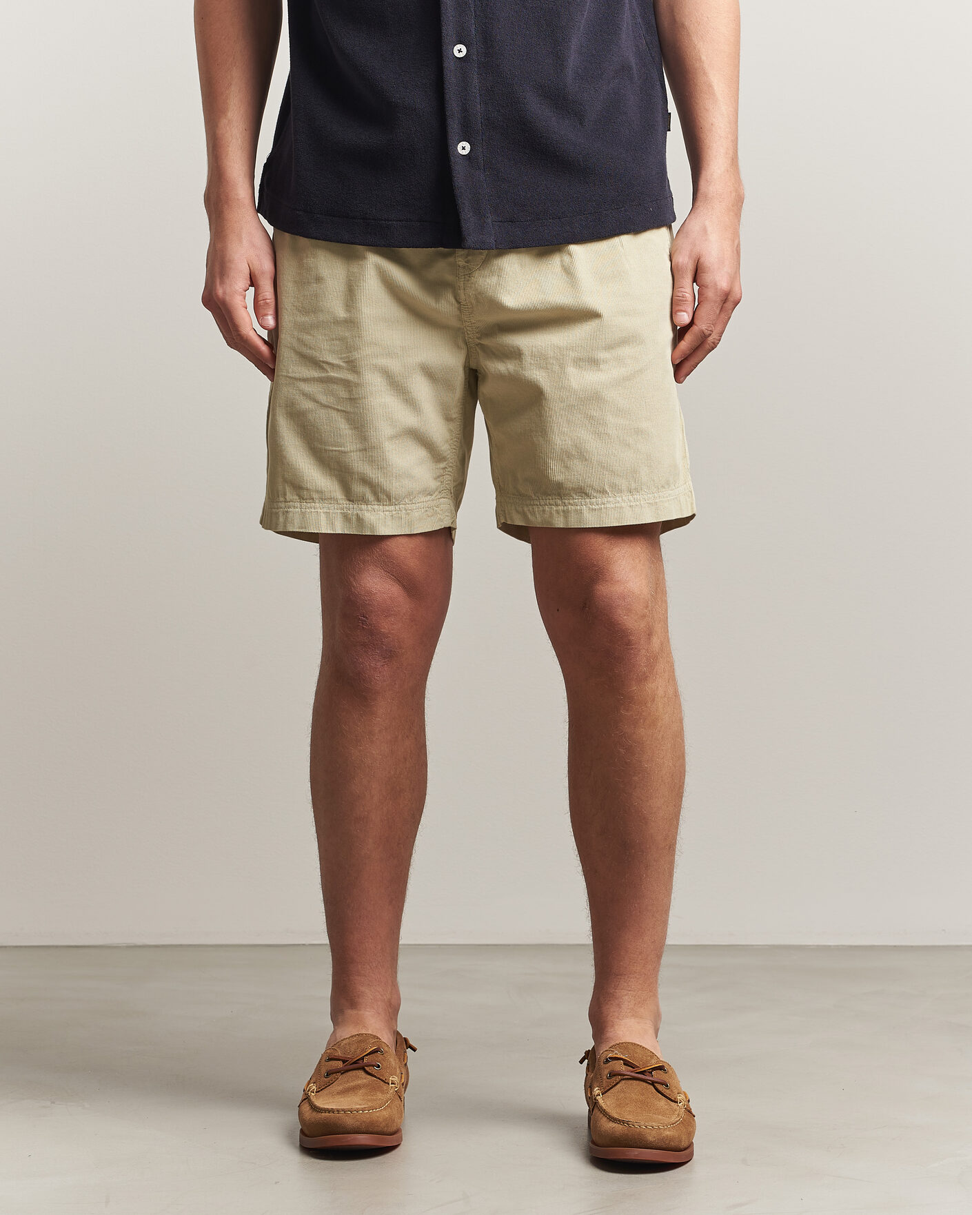 Hombres | Pantalones cortos | Morris | Fenix Summer Cord Shorts Khaki