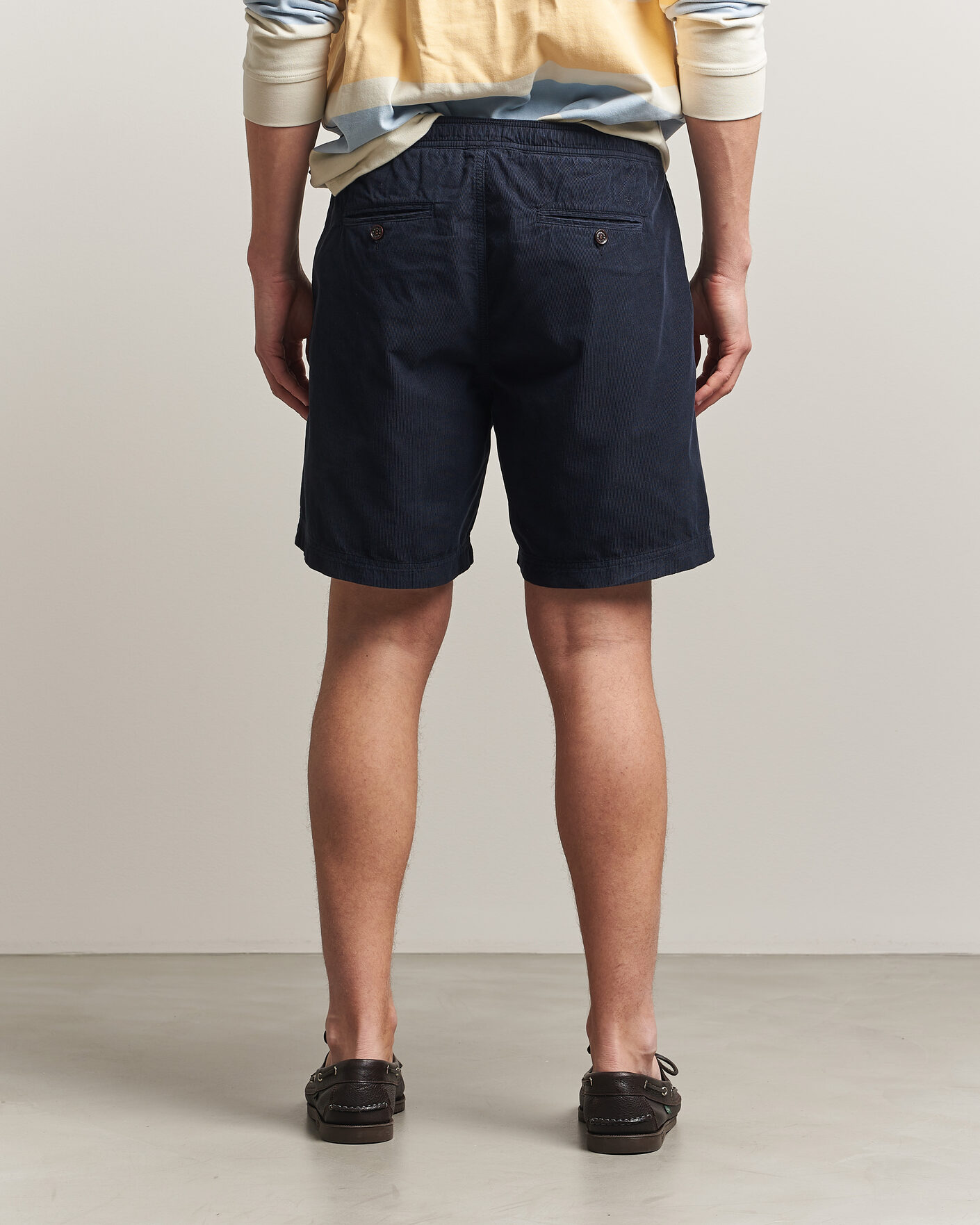 Hombres | Pantalones cortos | Morris | Fenix Summer Cord Shorts Dark Blue