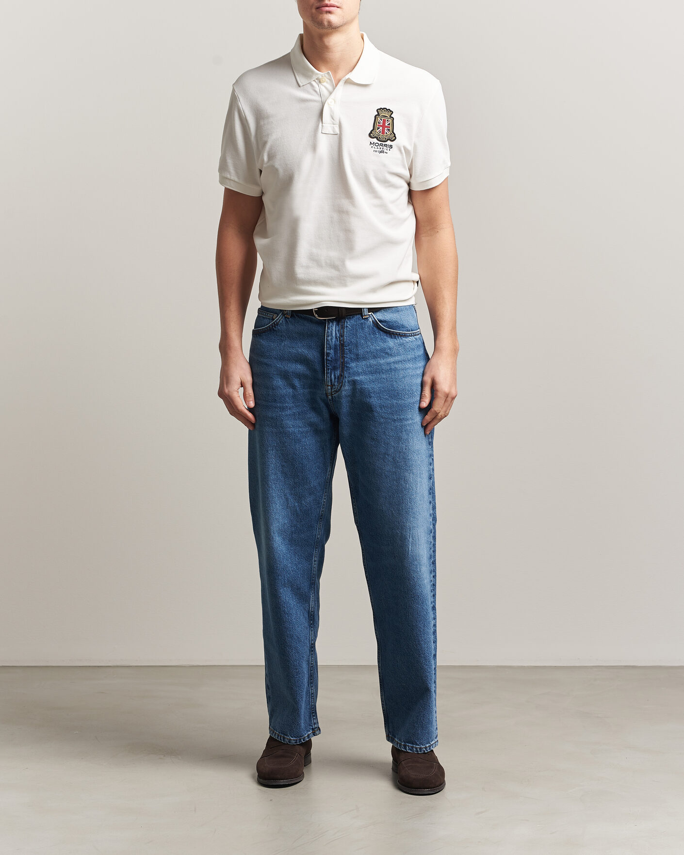 Hombres | Polos | Morris | Barton Pique Off White