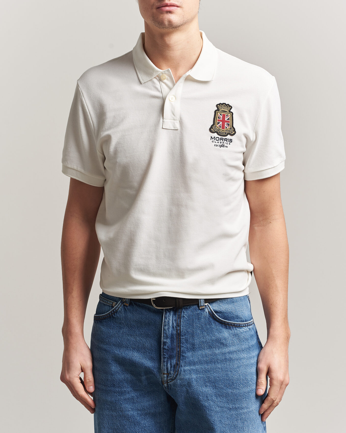 Hombres | Polos | Morris | Barton Pique Off White