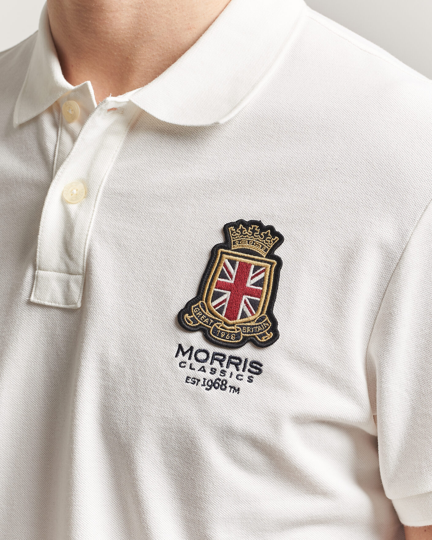Hombres | Polos | Morris | Barton Pique Off White