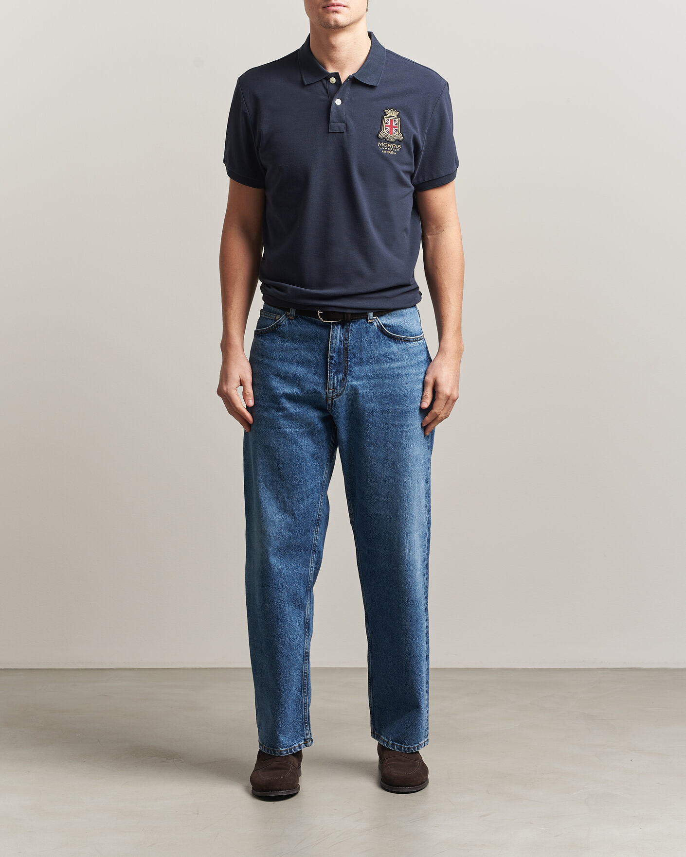Hombres | Polos | Morris | Barton Pique Navy