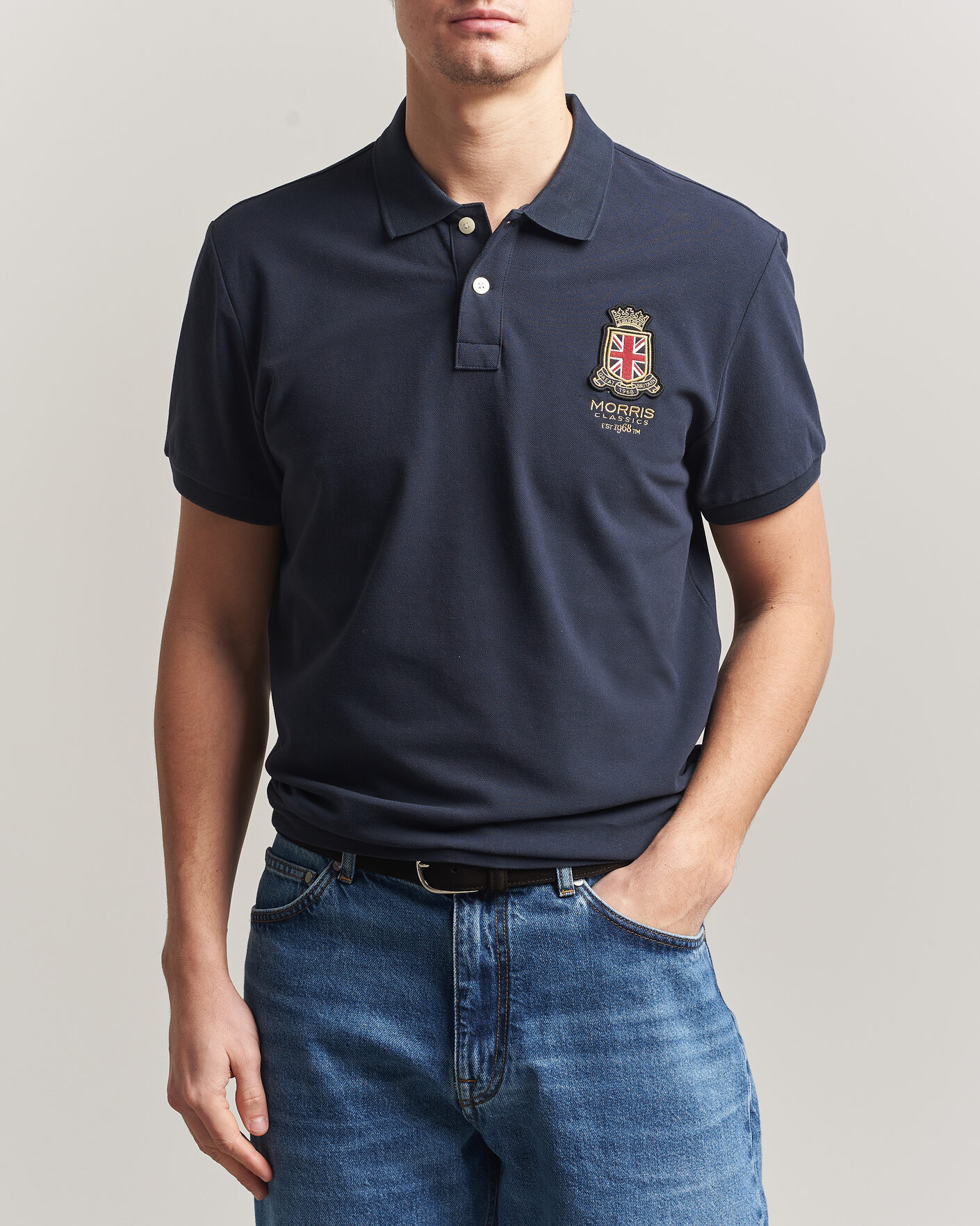 Hombres | Polos | Morris | Barton Pique Navy