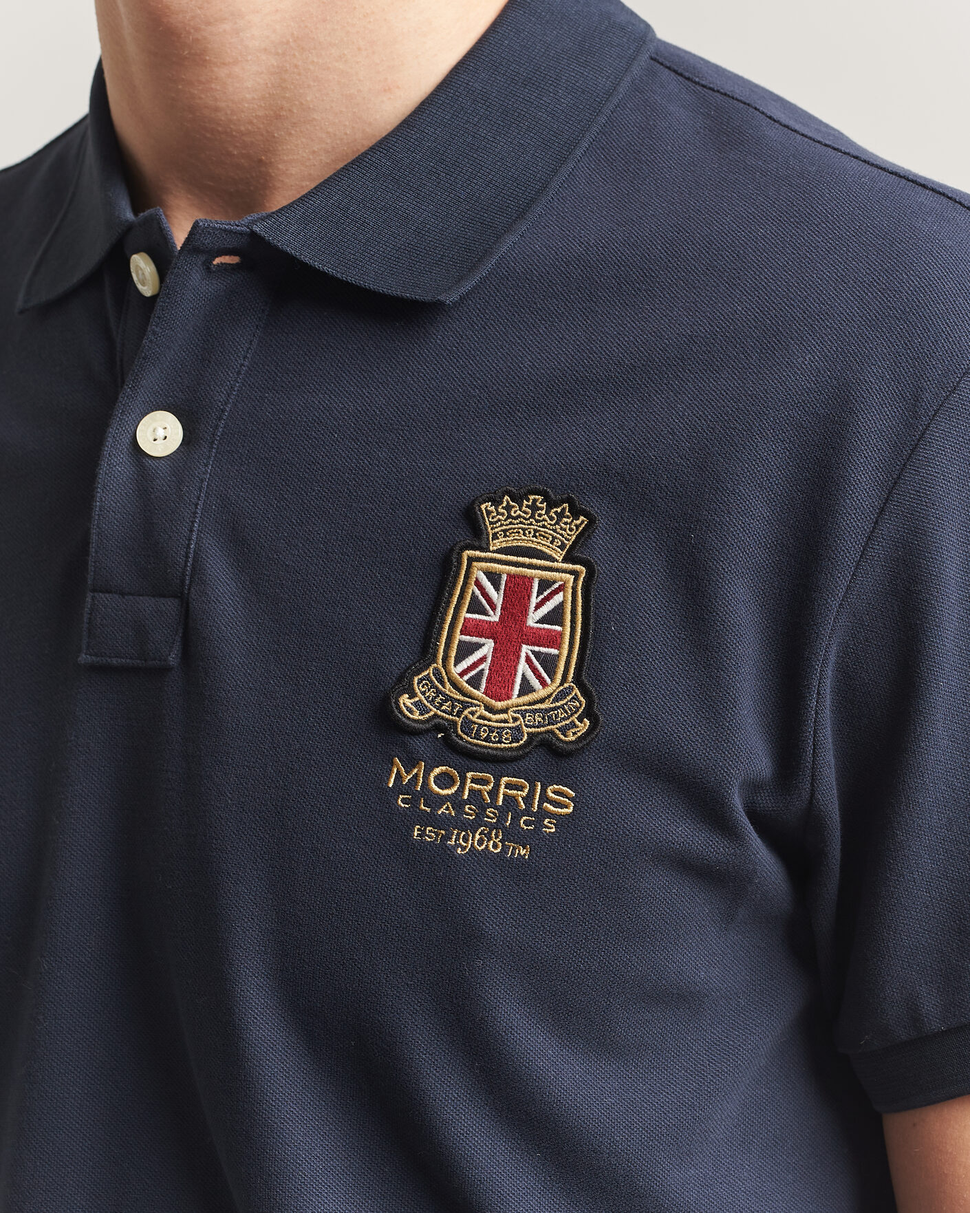 Hombres | Polos | Morris | Barton Pique Navy