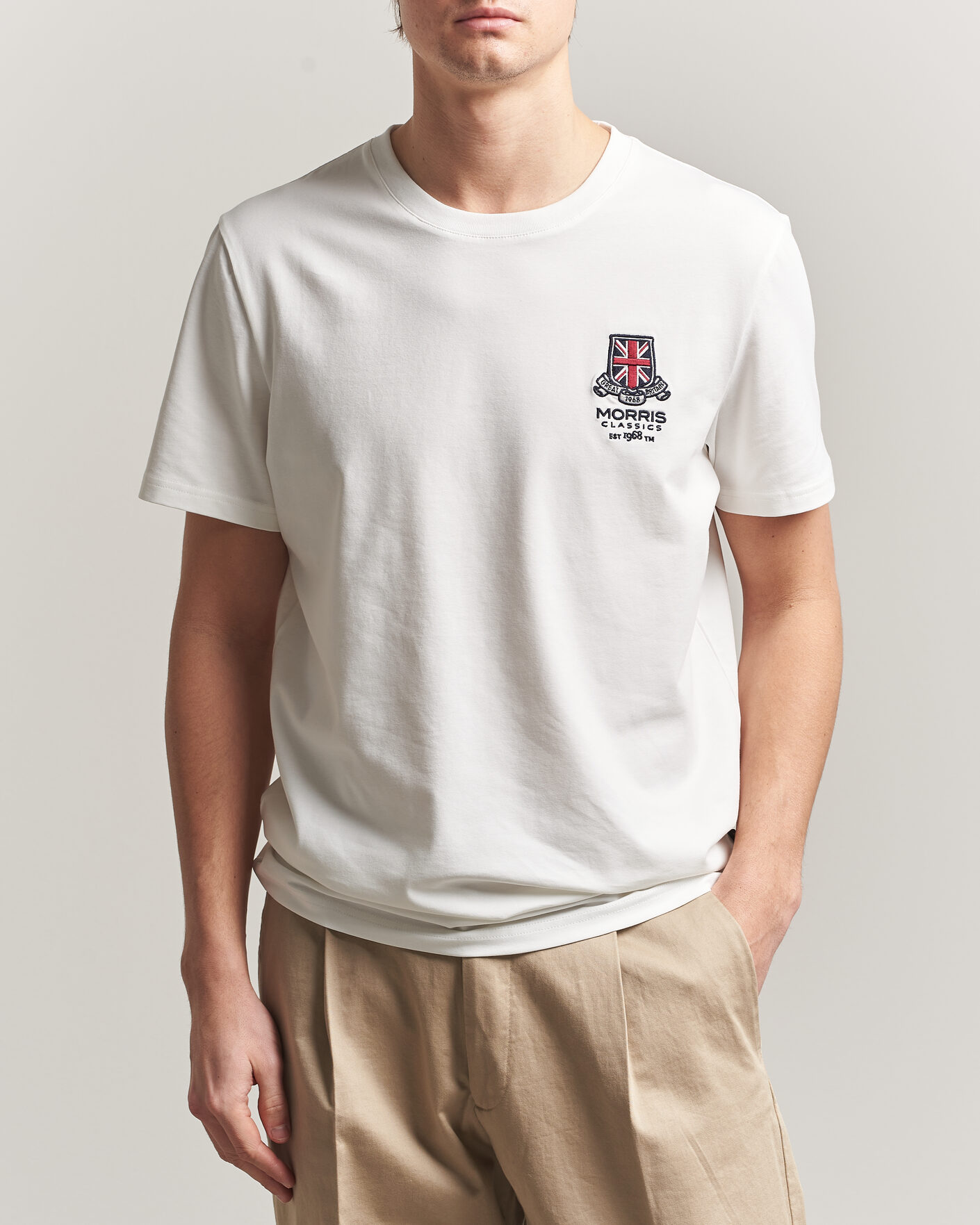 Hombres | Camisetas | Morris | Barton T-Shirt Off White