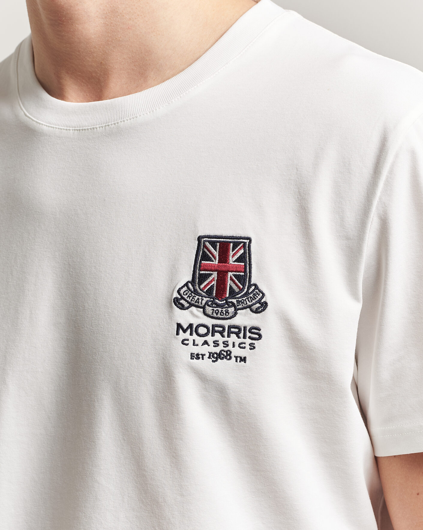Hombres | Camisetas | Morris | Barton T-Shirt Off White