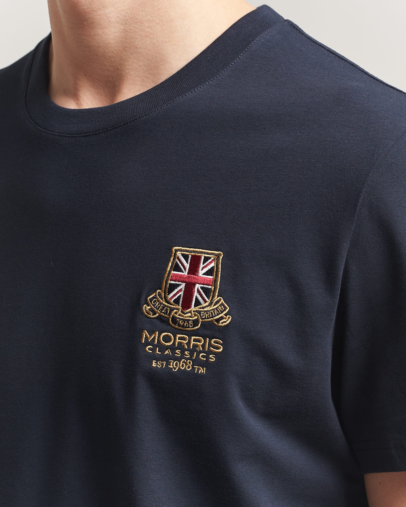 Hombres | Camisetas | Morris | Barton T-Shirt Navy
