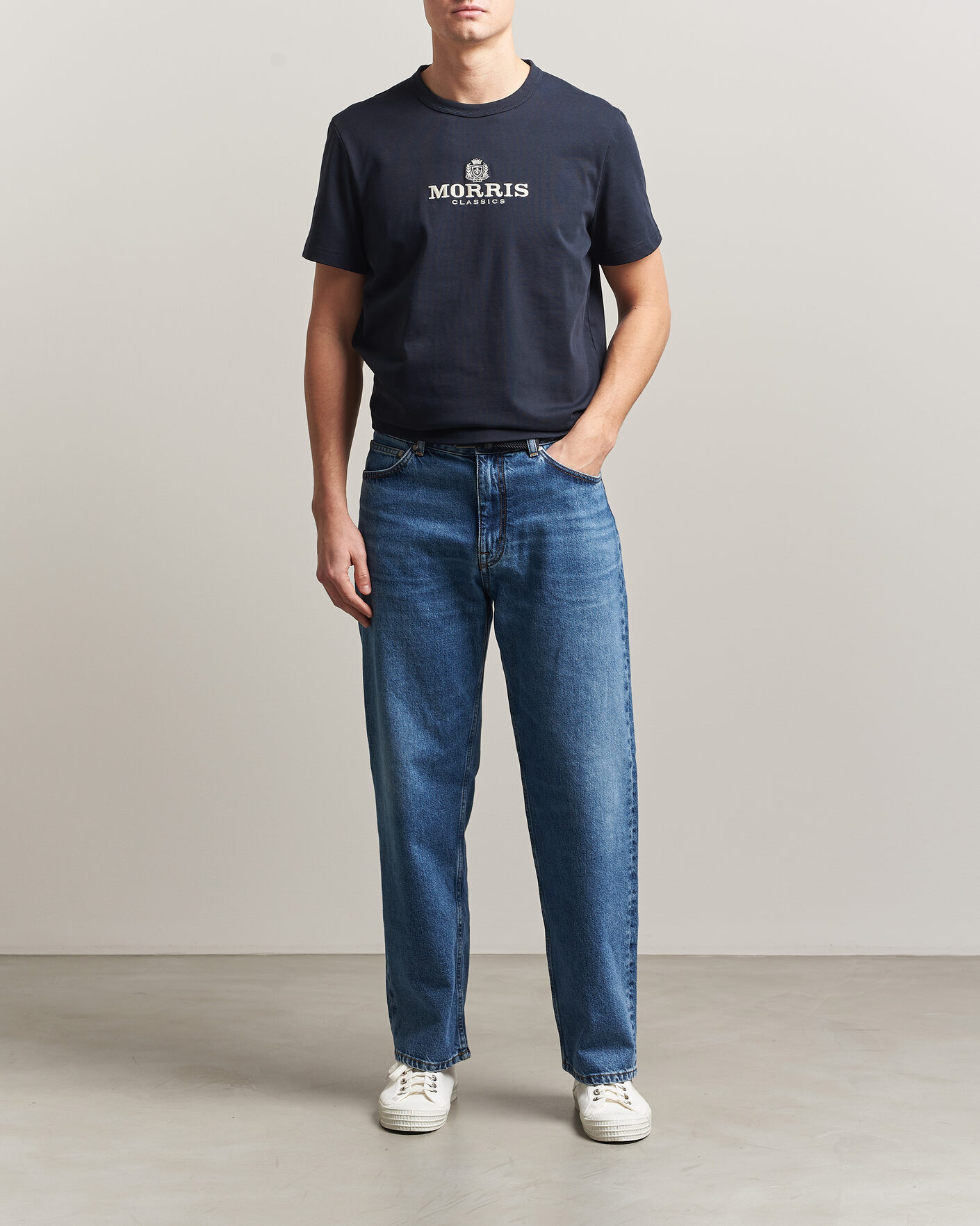 Hombres | Camisetas | Morris | Brian T-Shirt Navy