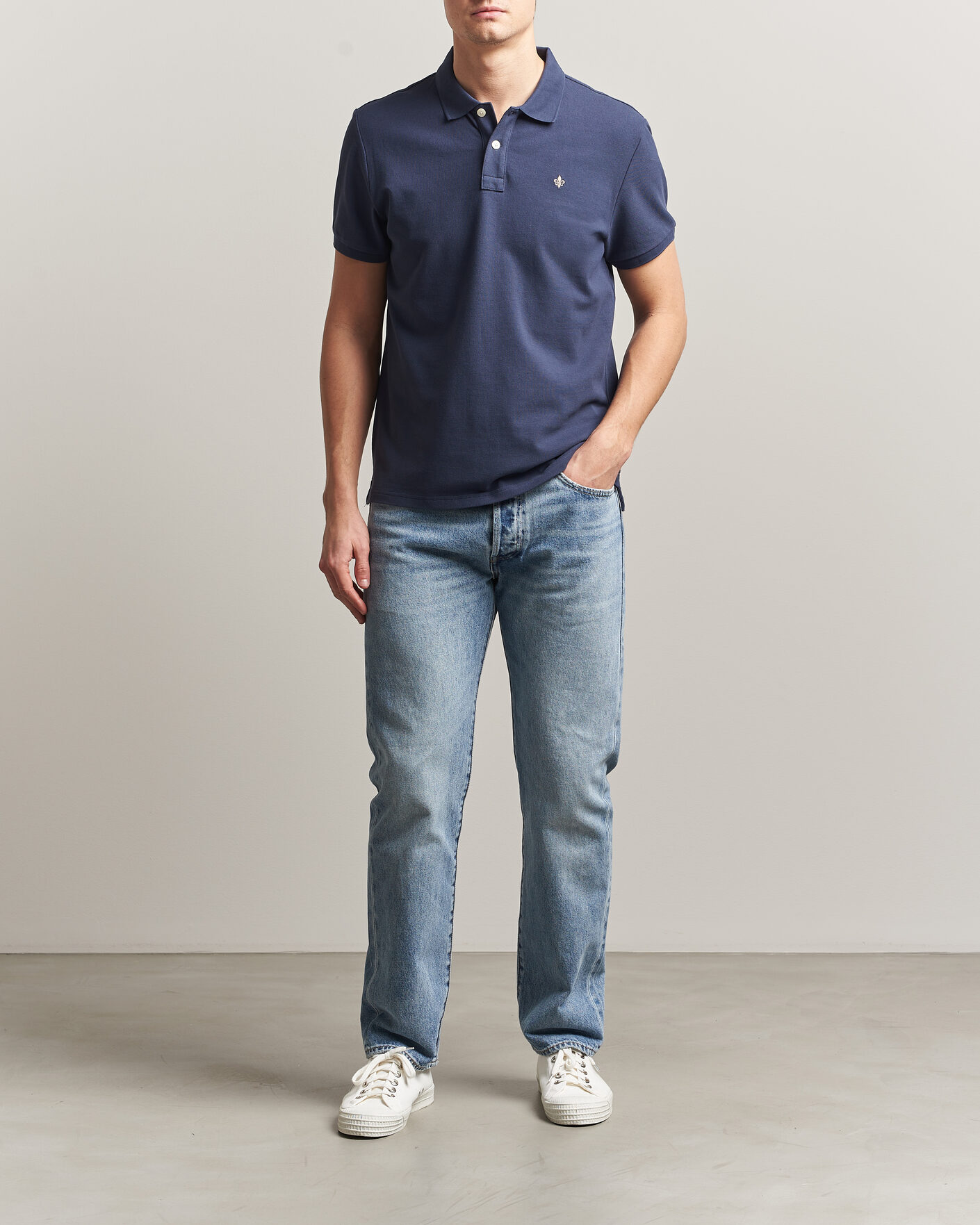 Hombres | Polos | Morris | New Pique Dark Blue