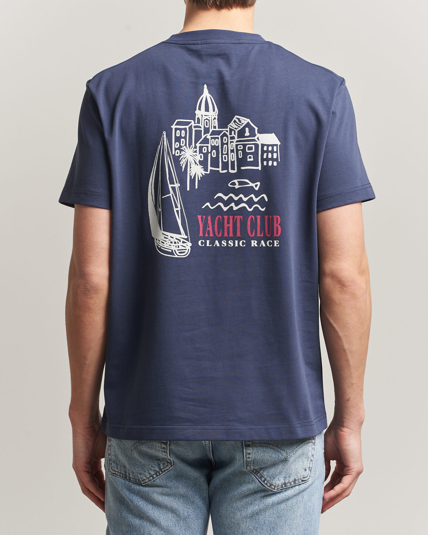 Hombres | Camisetas | Morris | Nevile T-Shirt Navy