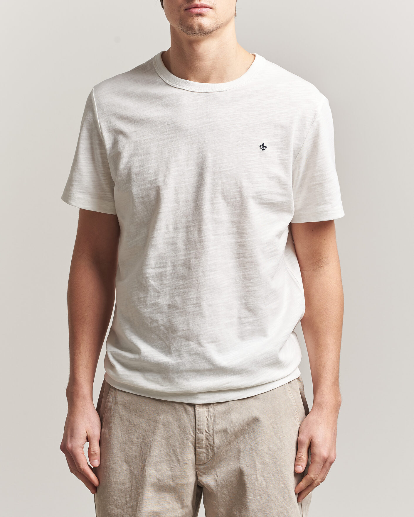 Hombres | Camisetas | Morris | Watson Slub T-Shirt Off White