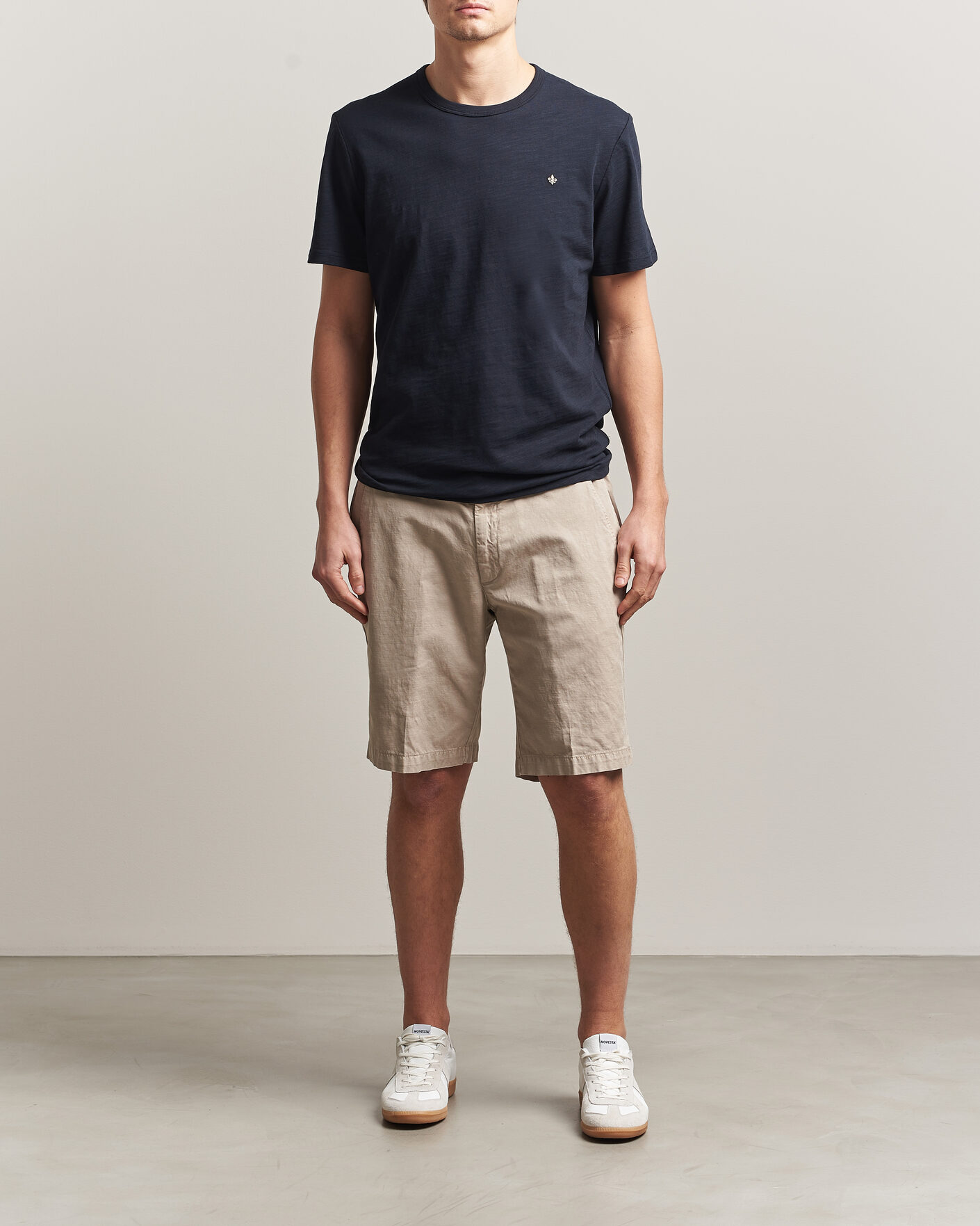 Hombres | Camisetas | Morris | Watson Slub T-Shirt Dark Blue