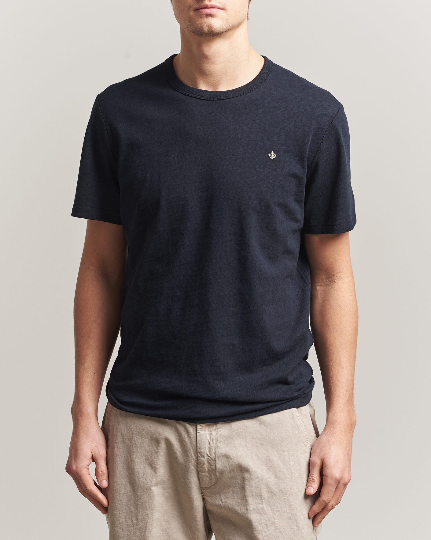 Hombres | Camisetas | Morris | Watson Slub T-Shirt Dark Blue