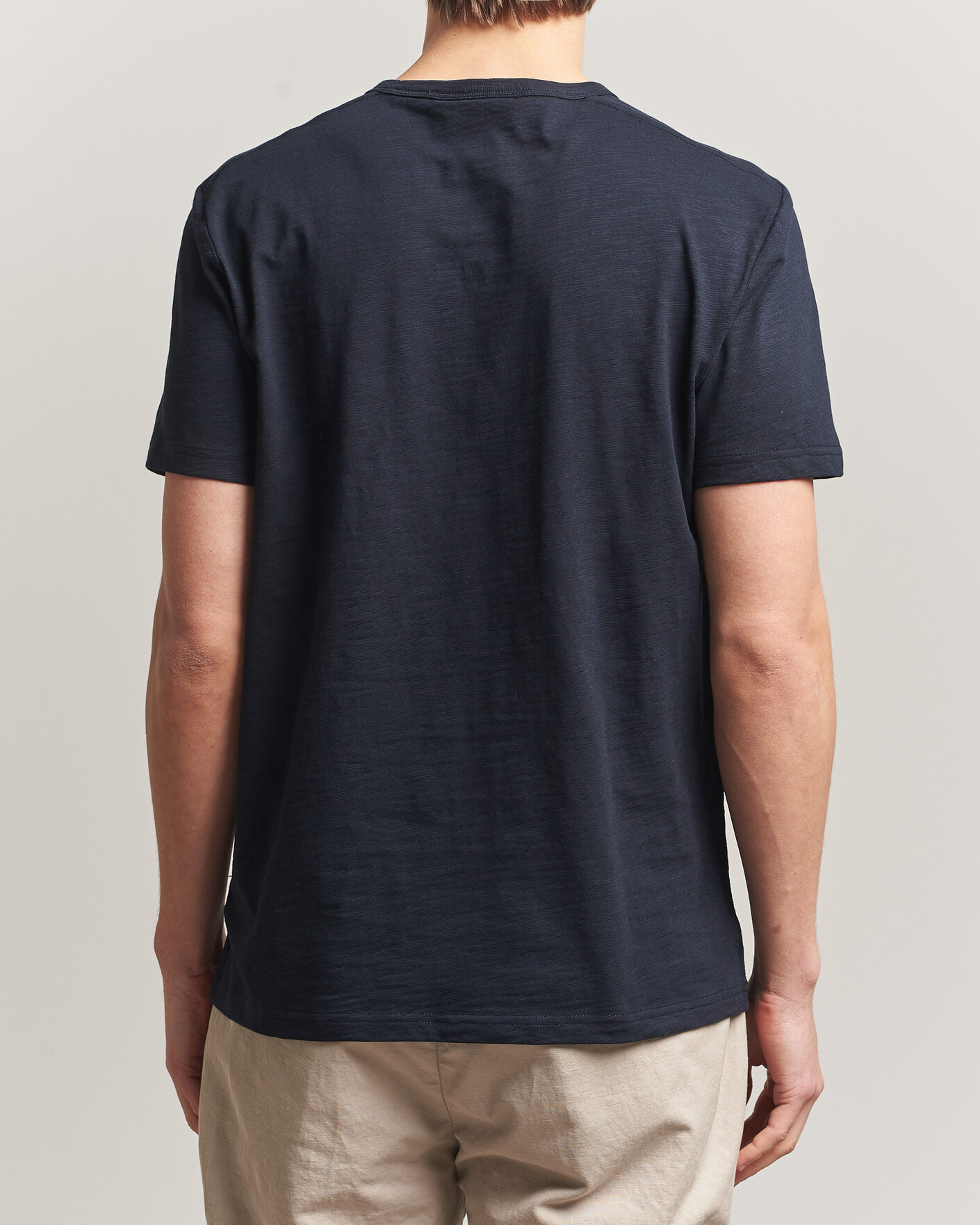 Hombres | Camisetas | Morris | Watson Slub T-Shirt Dark Blue