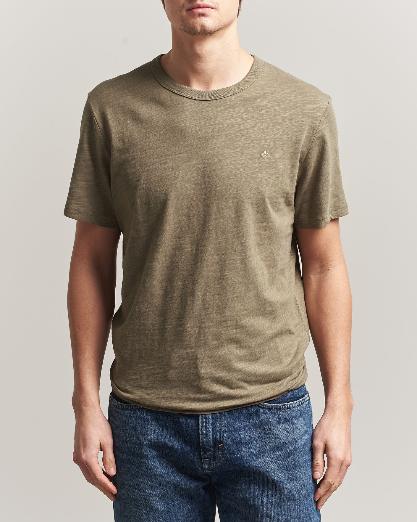 Hombres | Camisetas | Morris | Watson Slub T-Shirt Olive