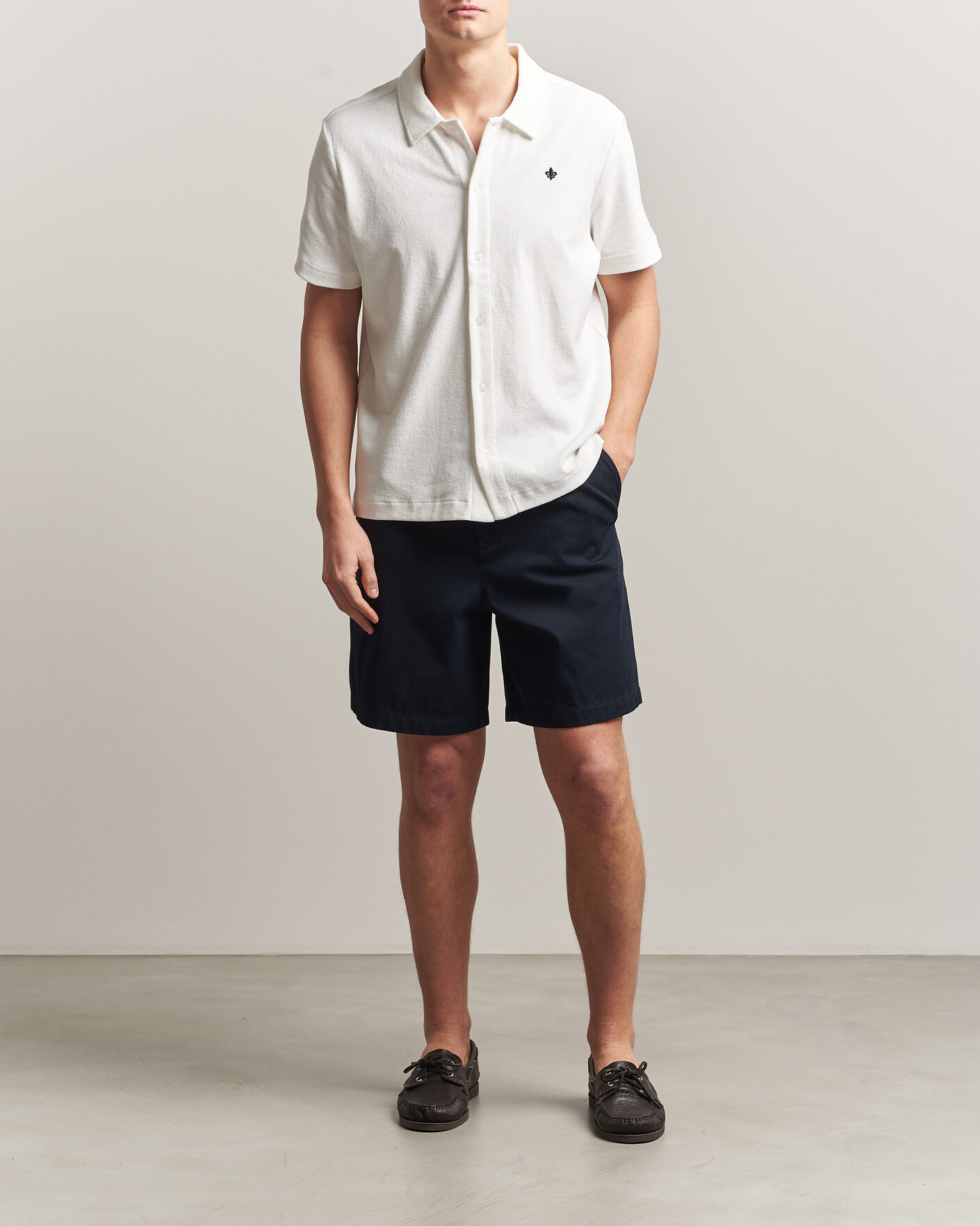 Hombres | Polos | Morris | Lily Terry Shirt Off White