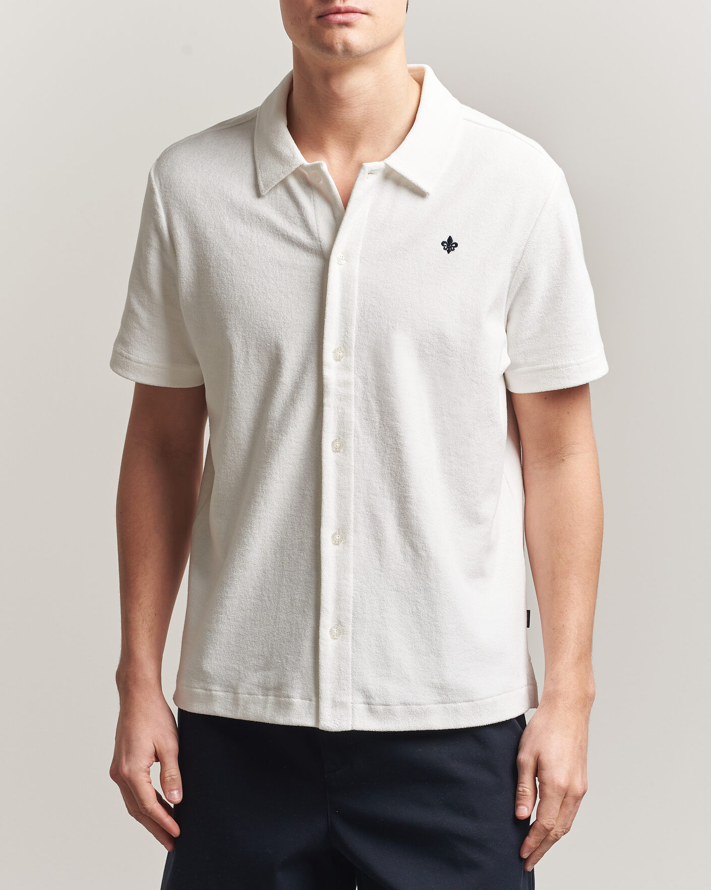 Hombres | Polos | Morris | Lily Terry Shirt Off White