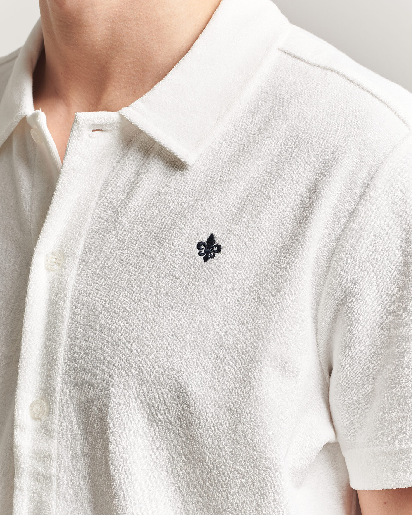 Hombres | Polos | Morris | Lily Terry Shirt Off White