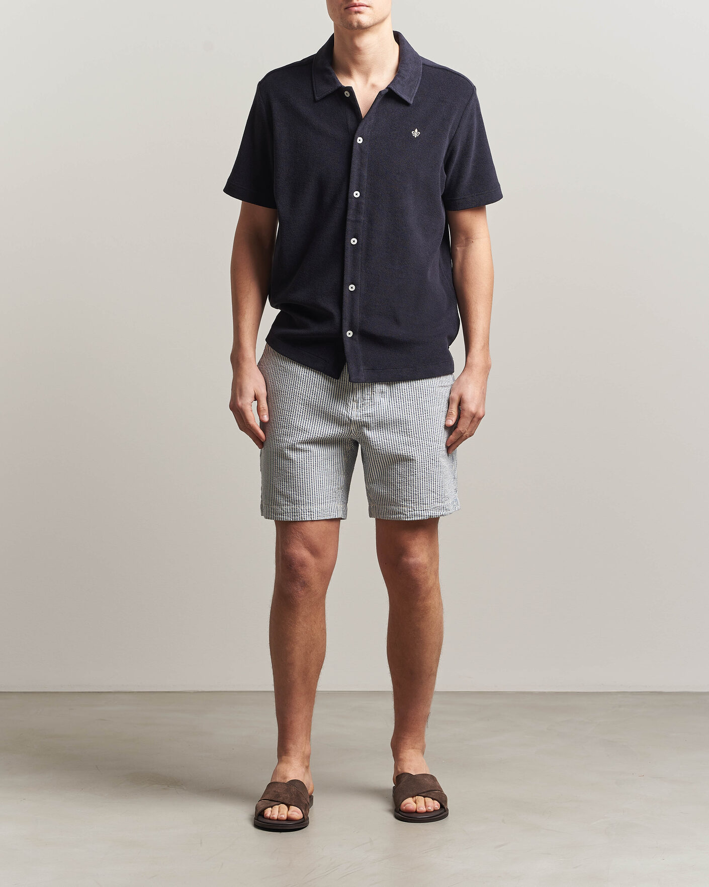 Hombres | Polos | Morris | Lily Terry Shirt Navy